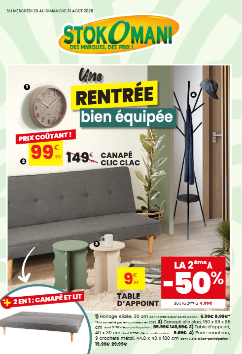 Du 20 au 31 août 2025