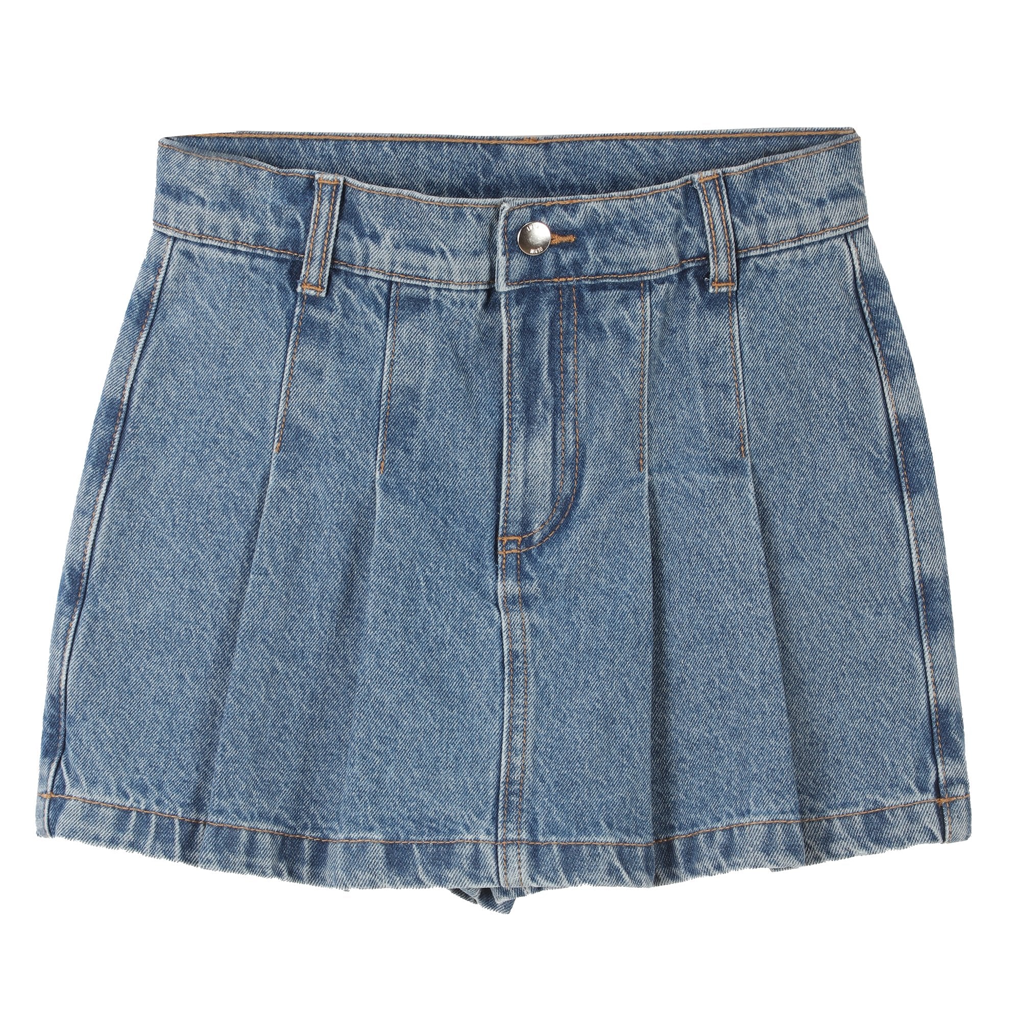 Jupe-short En Jean Bleu Fluide Tape à L'Oeil - Taille 10 Ans - Très Bon état