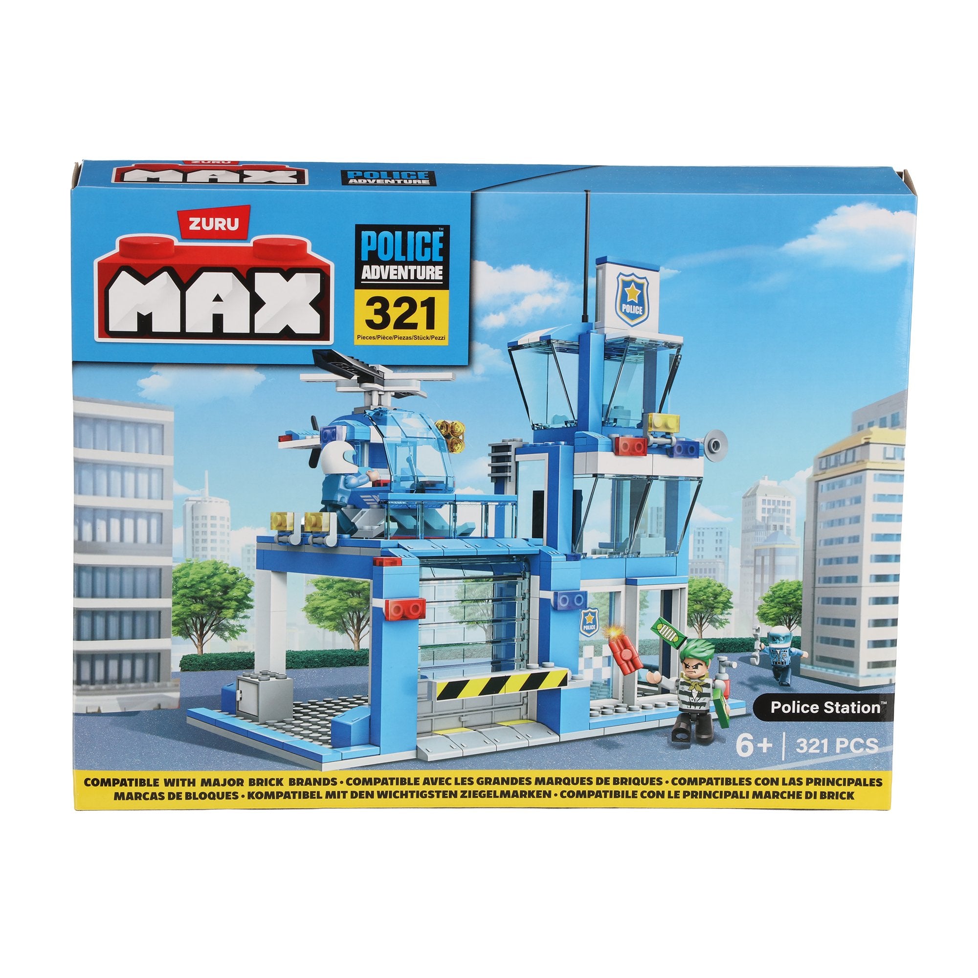 Parking de ville de police pour enfants, 34 pièces - Multi couleur