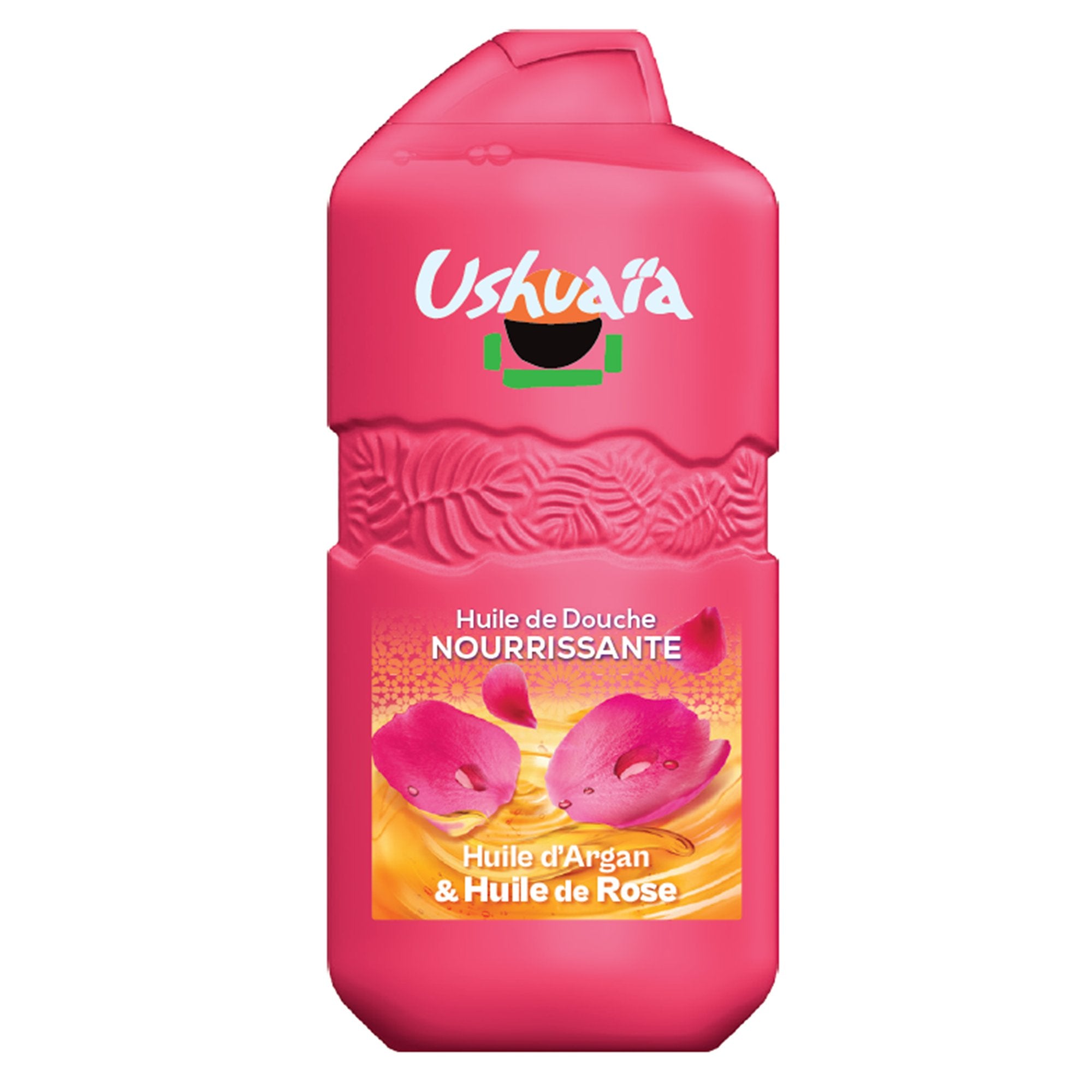 Huile de douche nourrissante huile d'argan et huile de rose  Stokomani