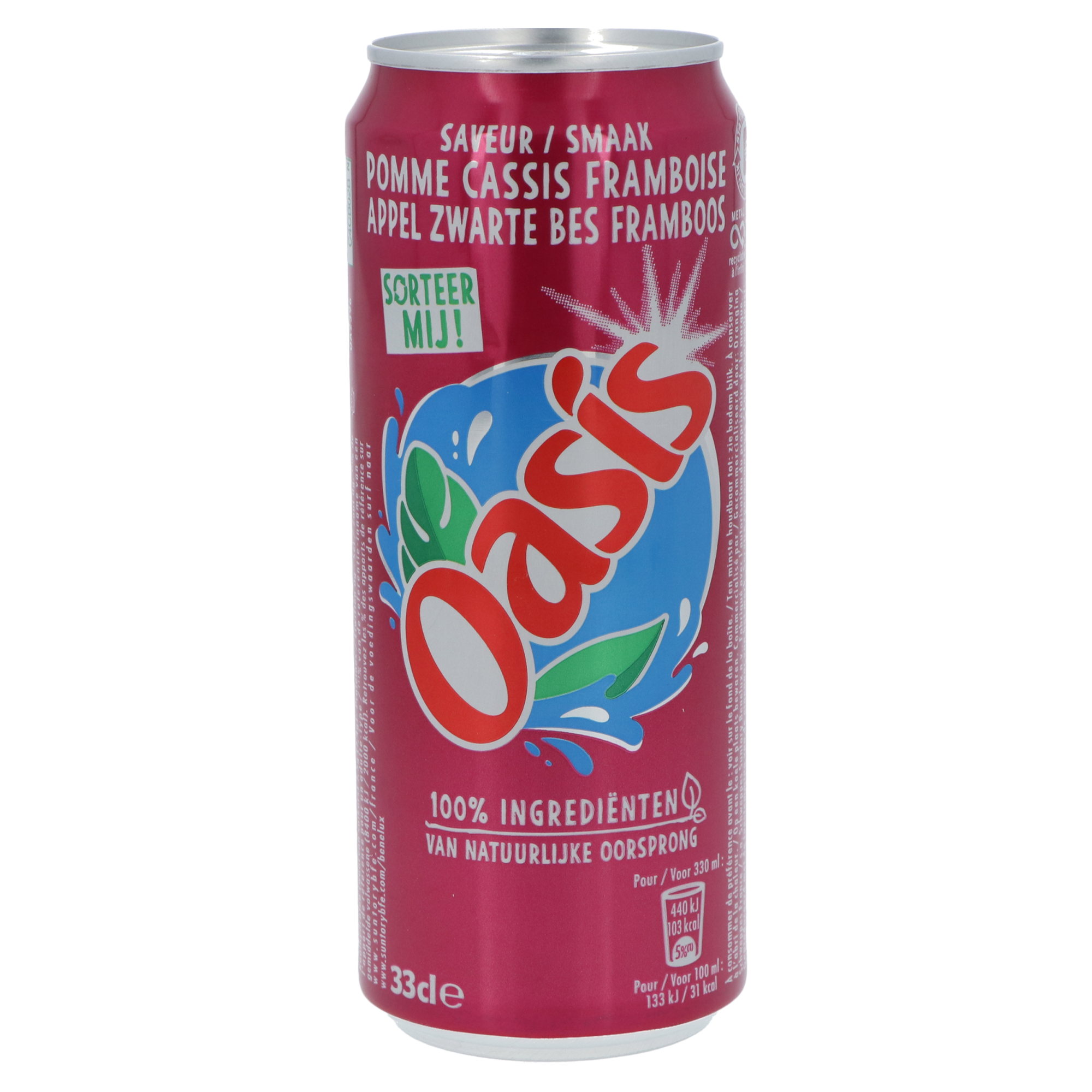 Canette Oasis Pomme Cassis