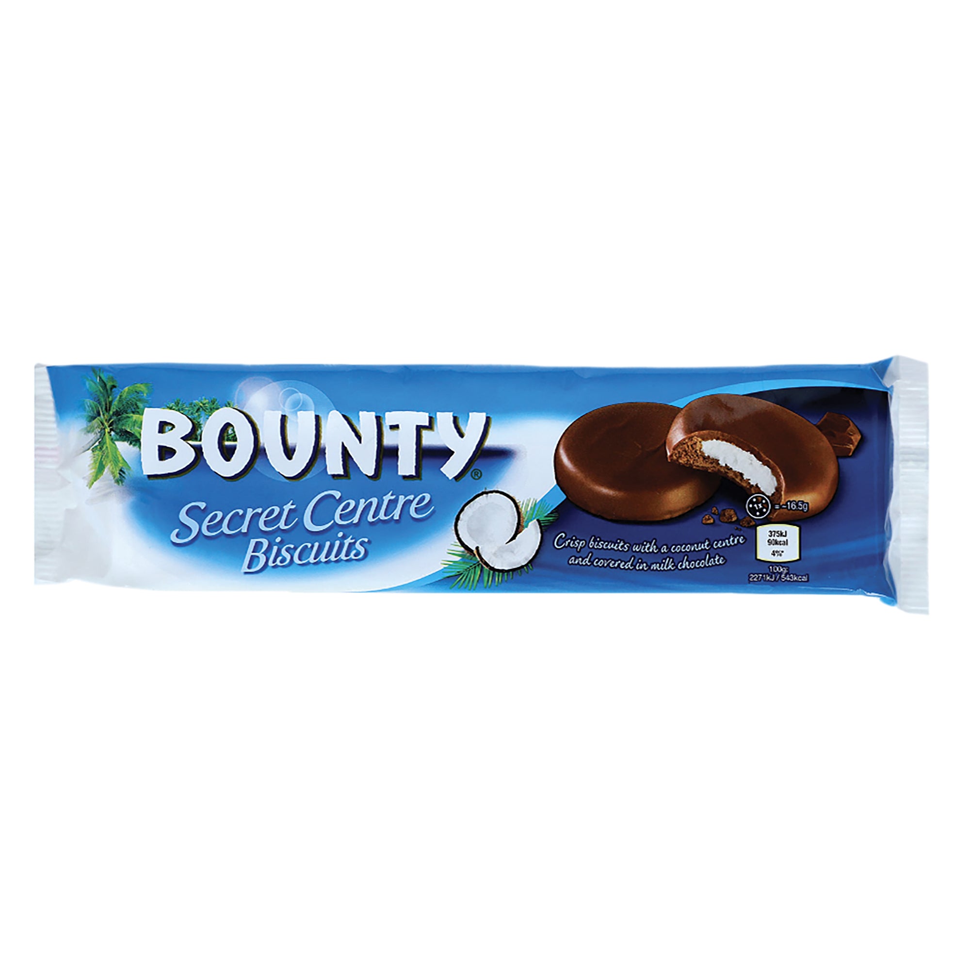 8 biscuits à la noix de coco enrobés au chocolat