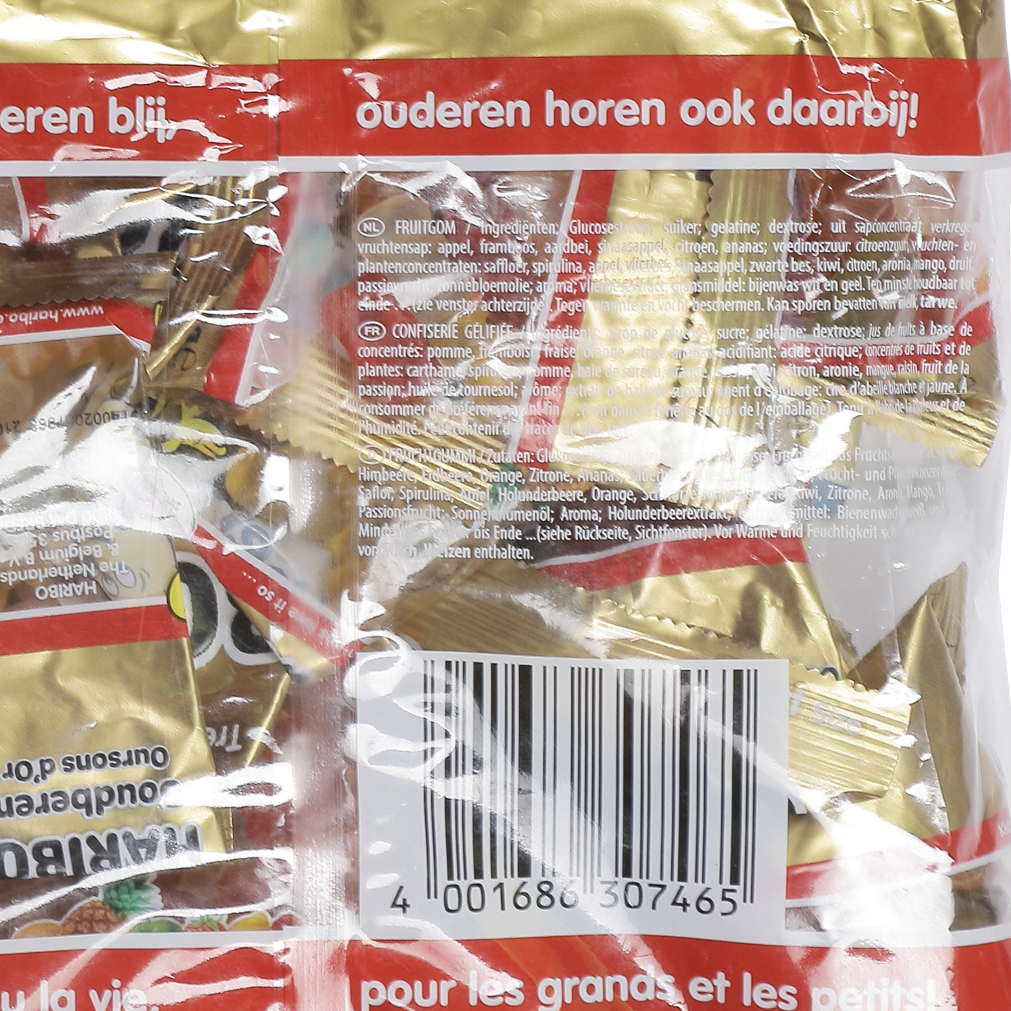 15 minis sachets ourson
