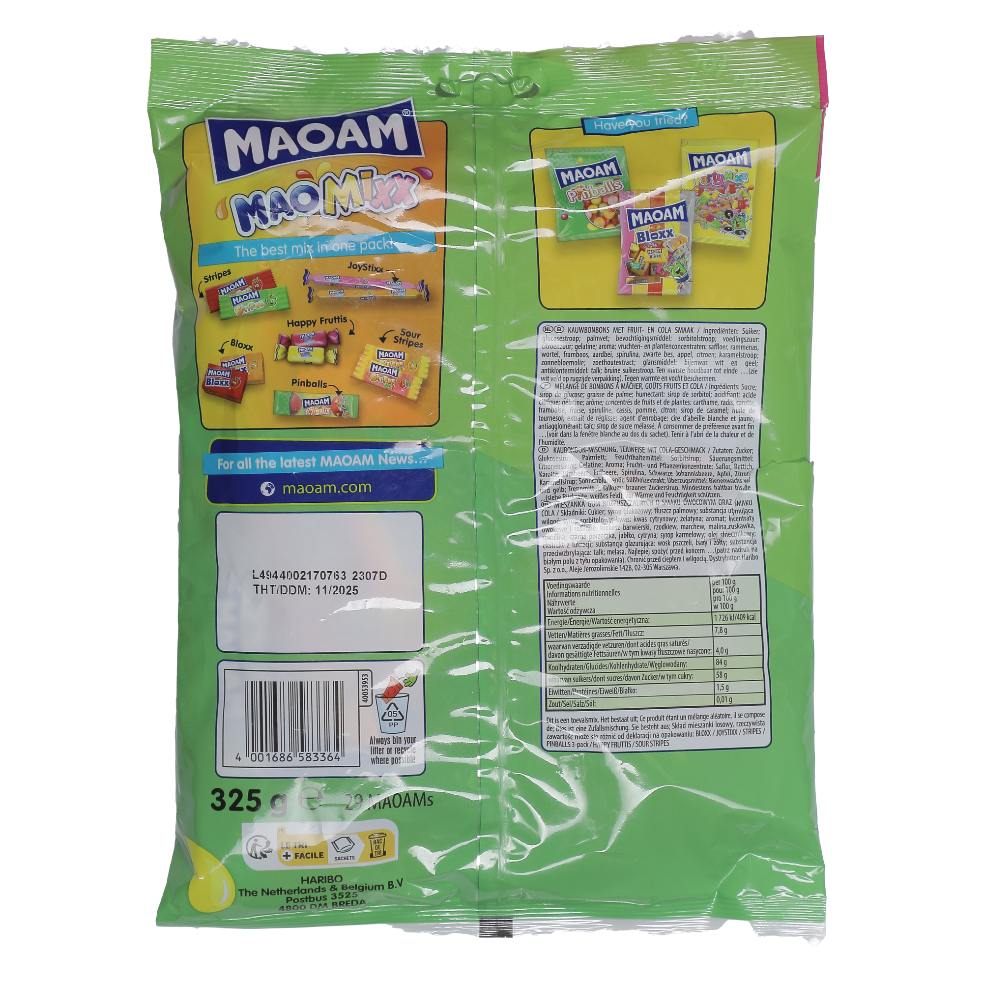 Sachet Maoam Mix