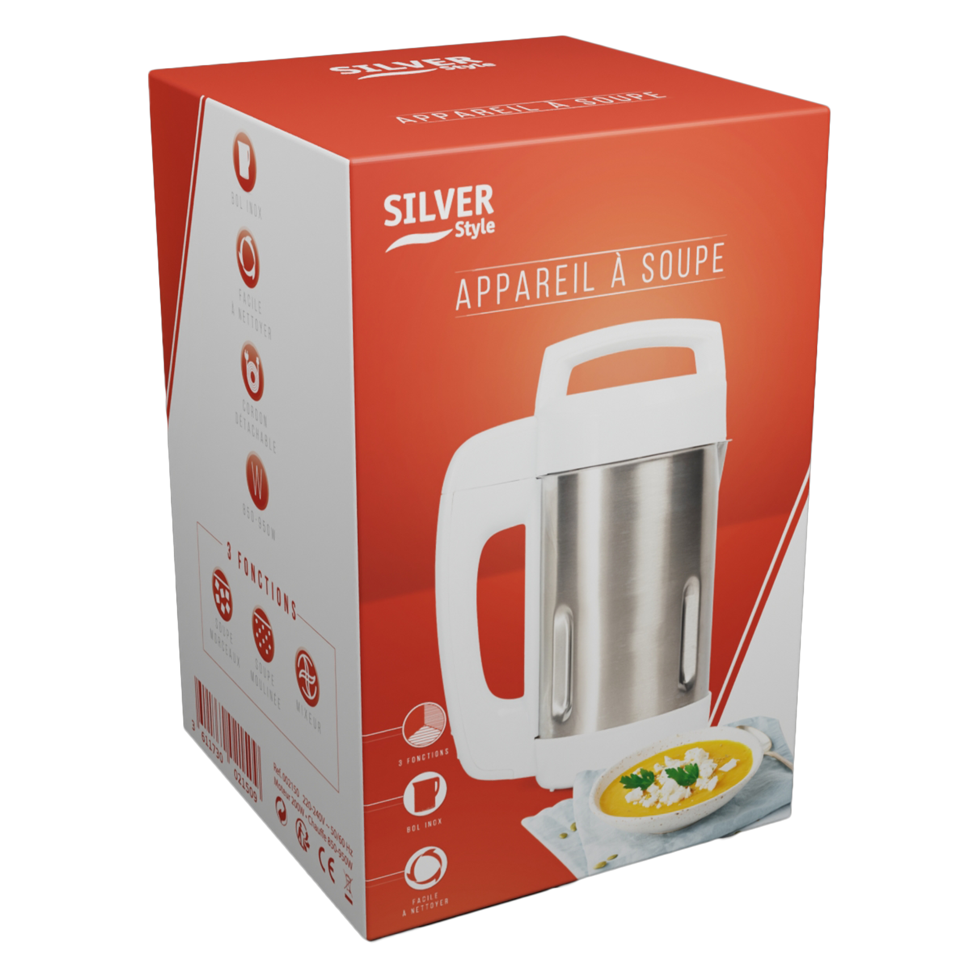 Blender chauffant  en Inox