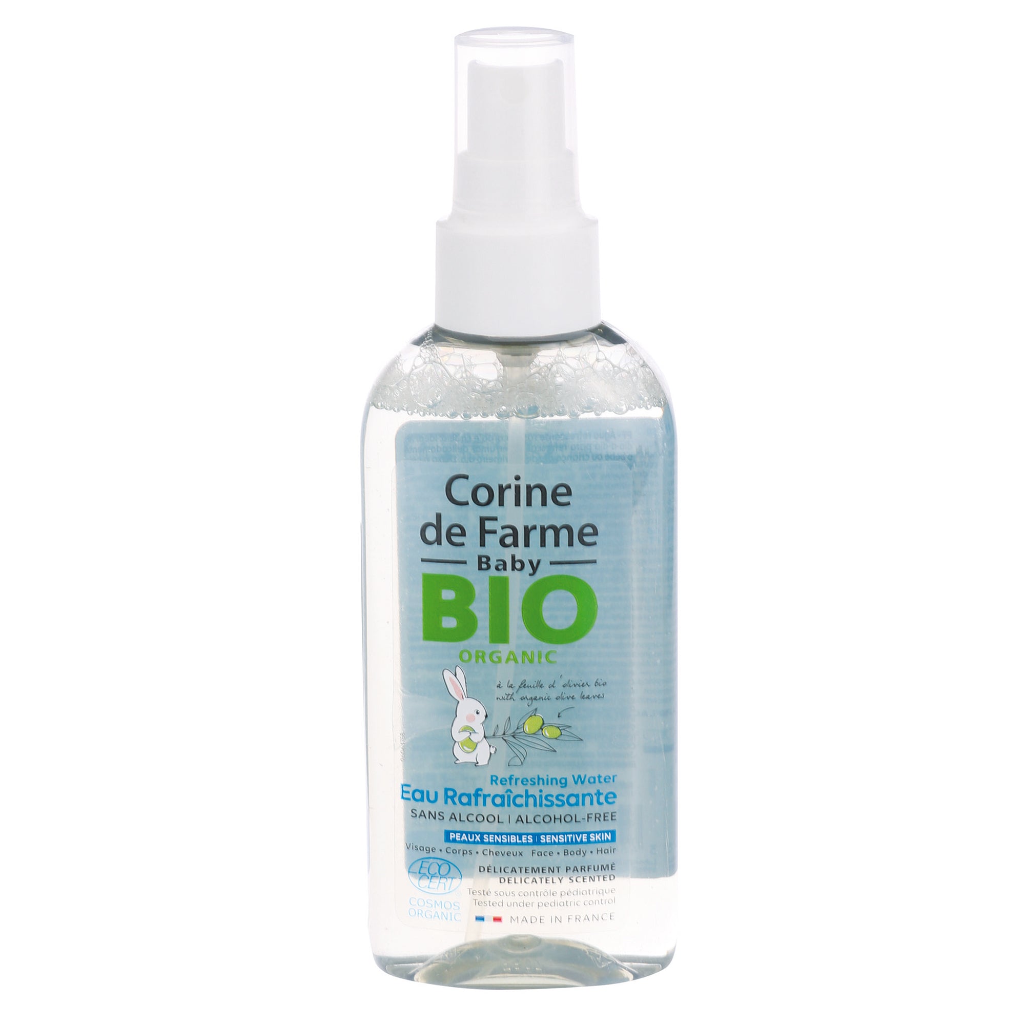 Spray eau rafraichissante visage, corps et cheveux