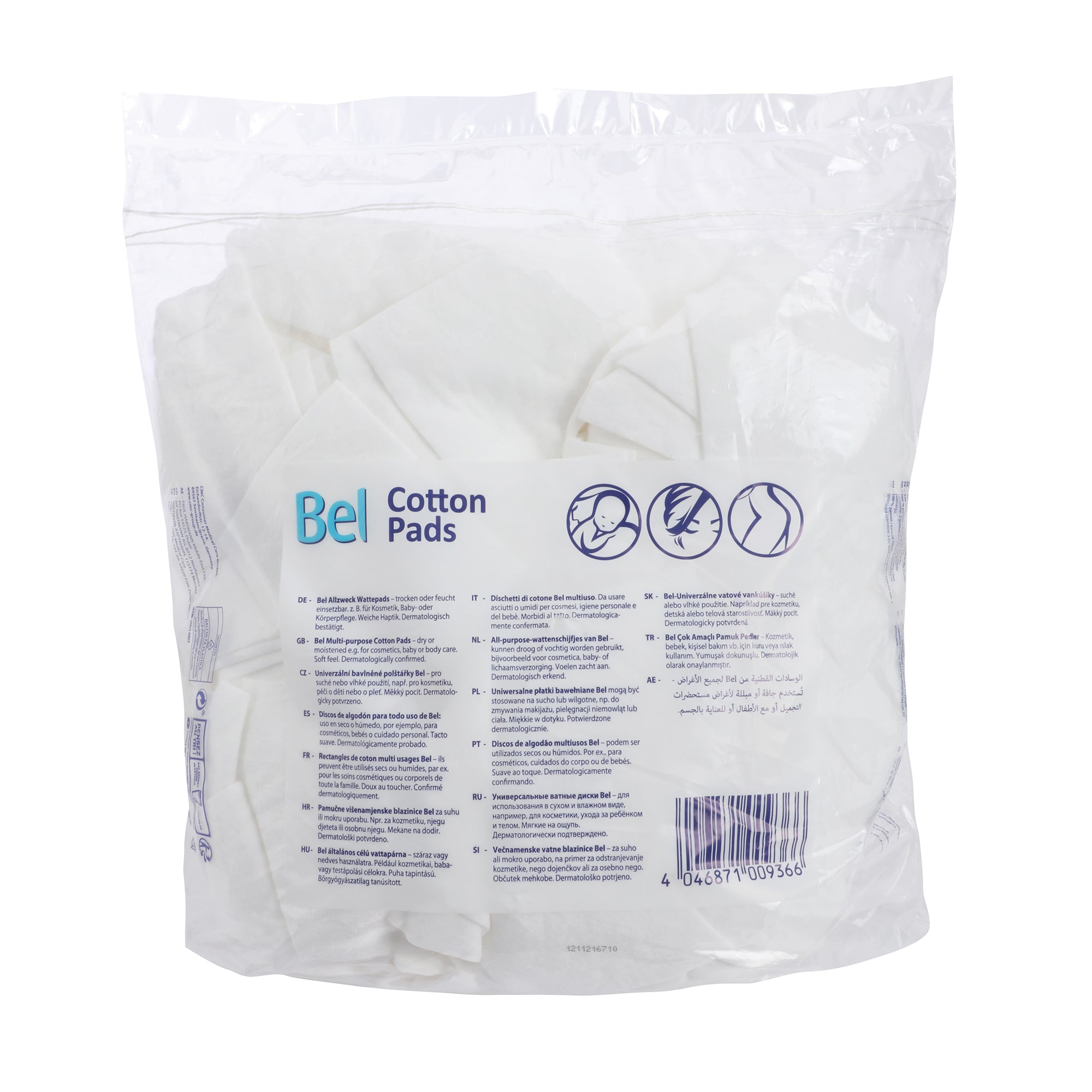 200 rectangles en coton multi usages