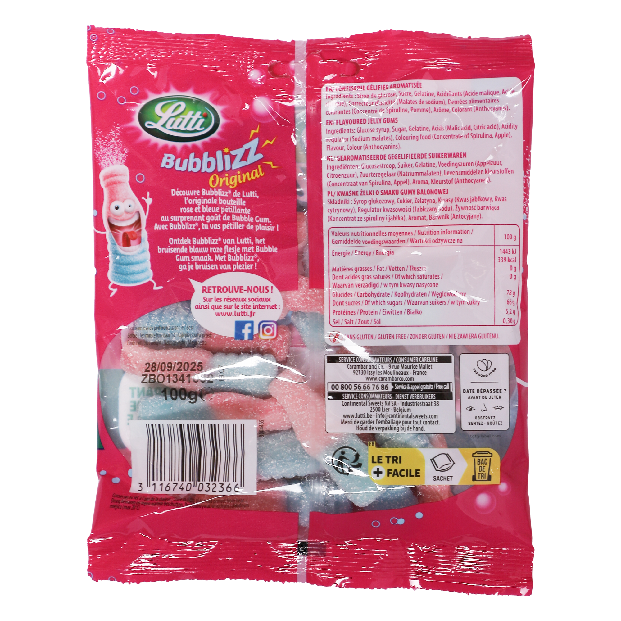 Sachet bubblizz original