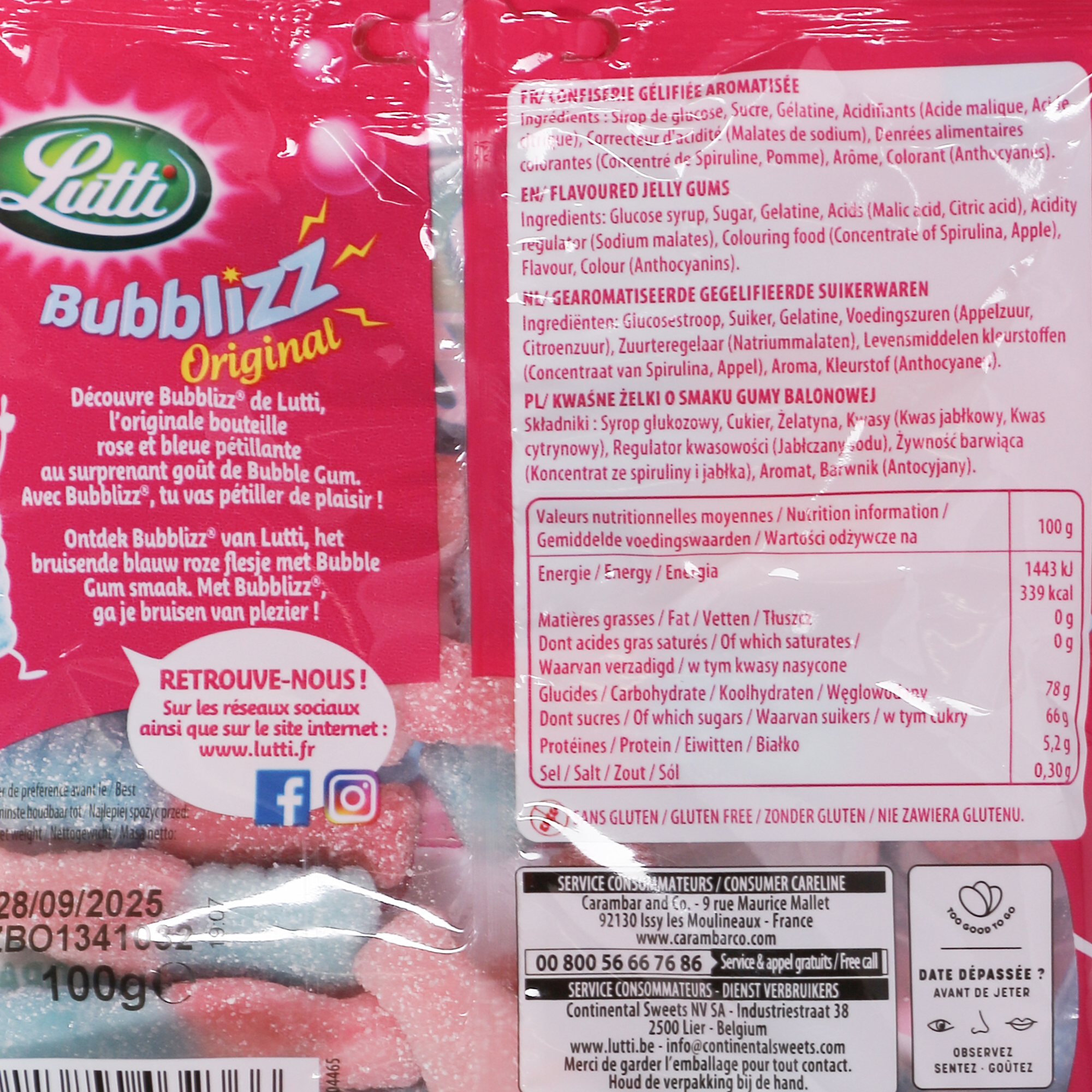 Sachet bubblizz original