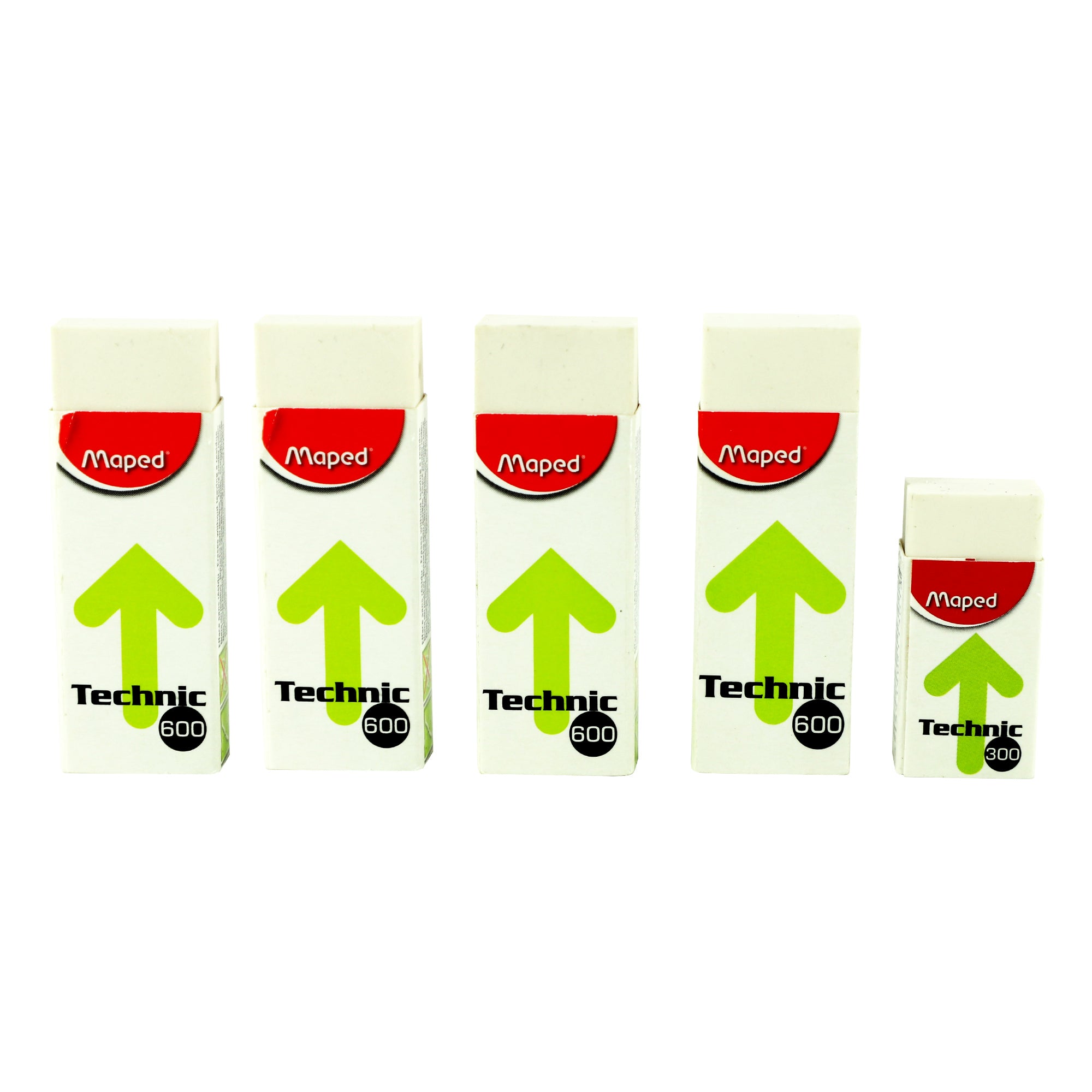 Lot de 5 gommes