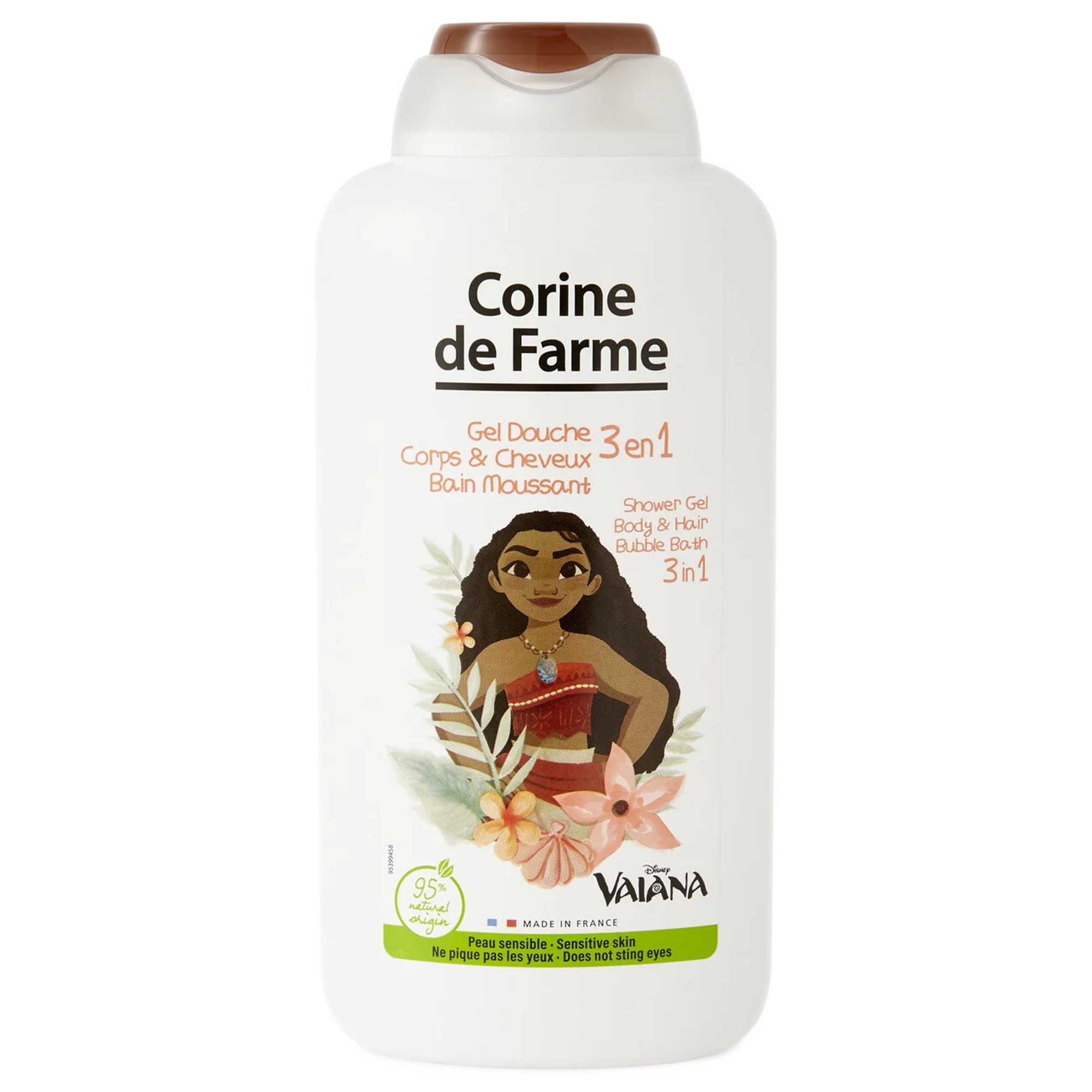 GEL DOUCHE 3 EN 1 CORPS CHEVEUX BAIN MOUSSANT VAIANA