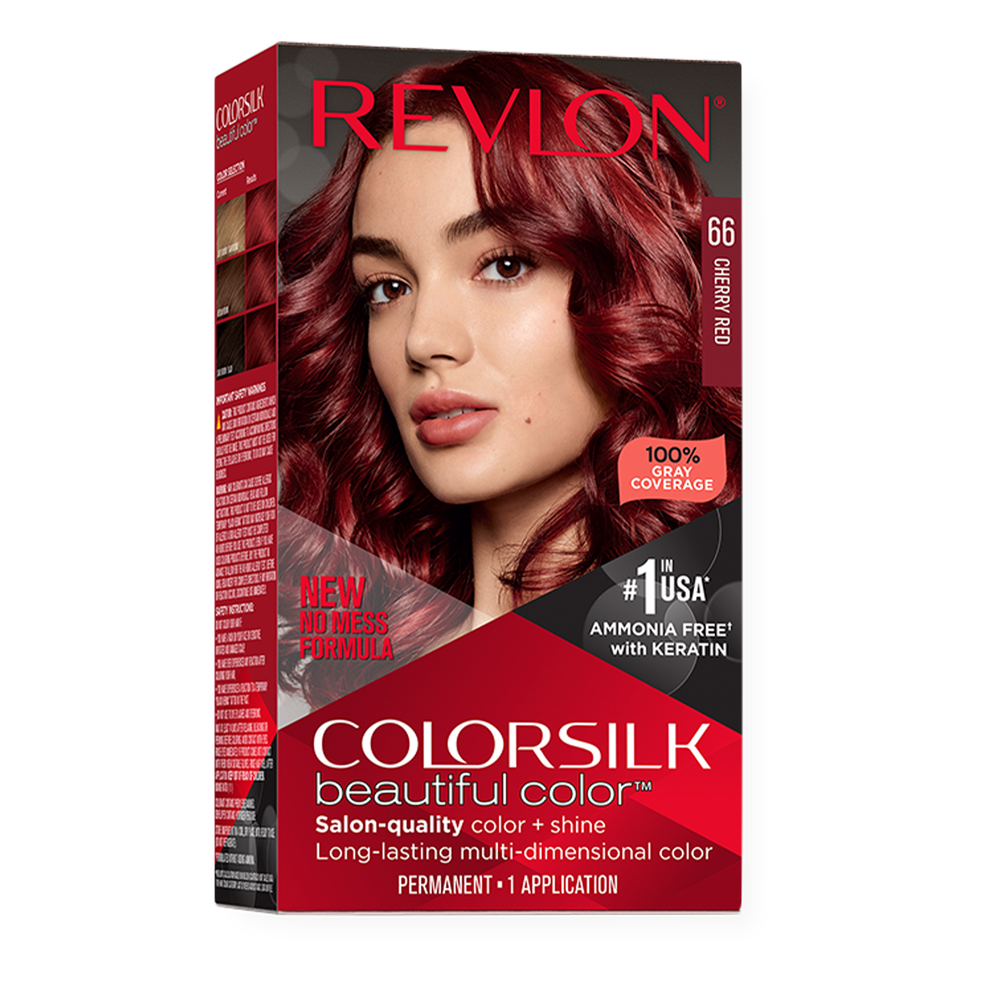 Coloration Colorsilk rouge cerise 066