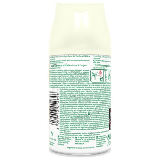 Recharge freshmatic fleur de vanille et délice de caramel