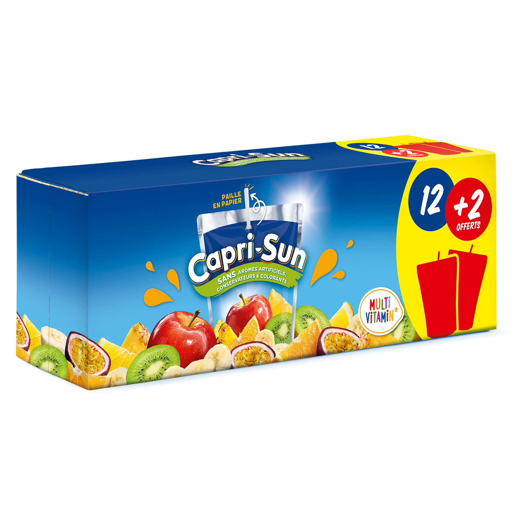 Boîte de 12+2 Capri-Sun multi vitamines