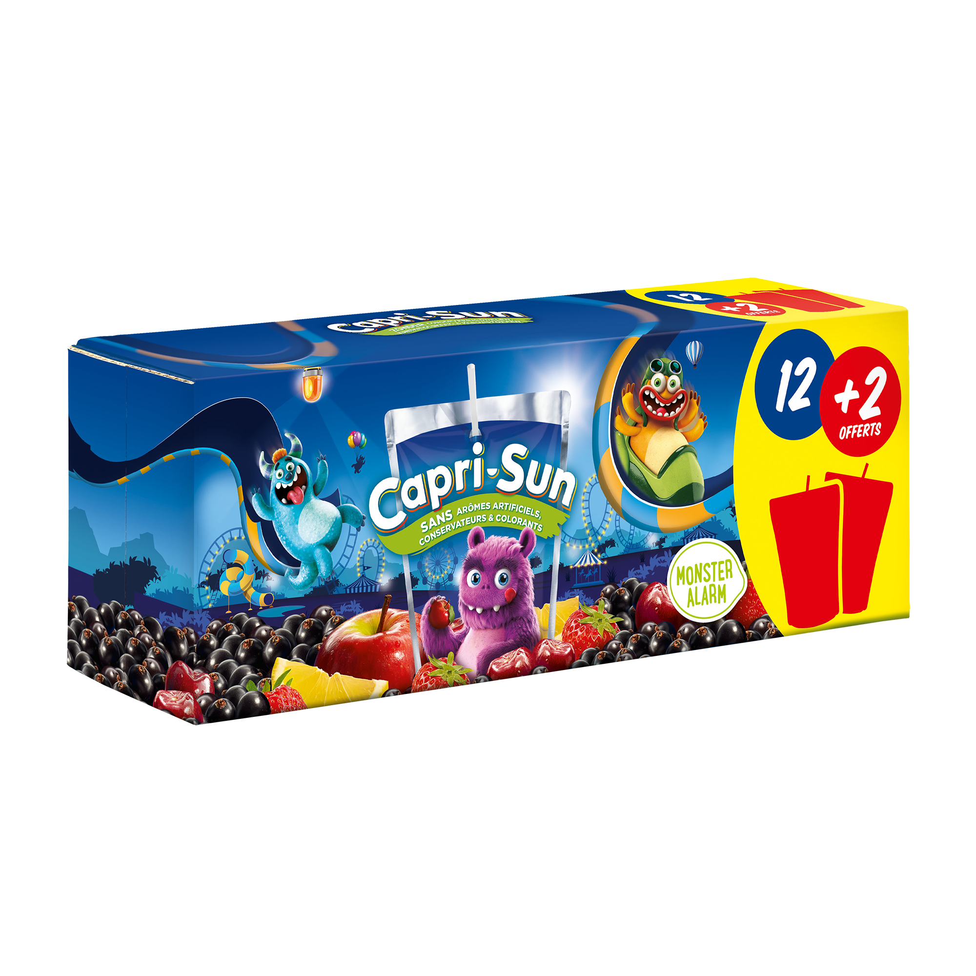 Boîte de 12+2 Capri Sun Monster Alarm