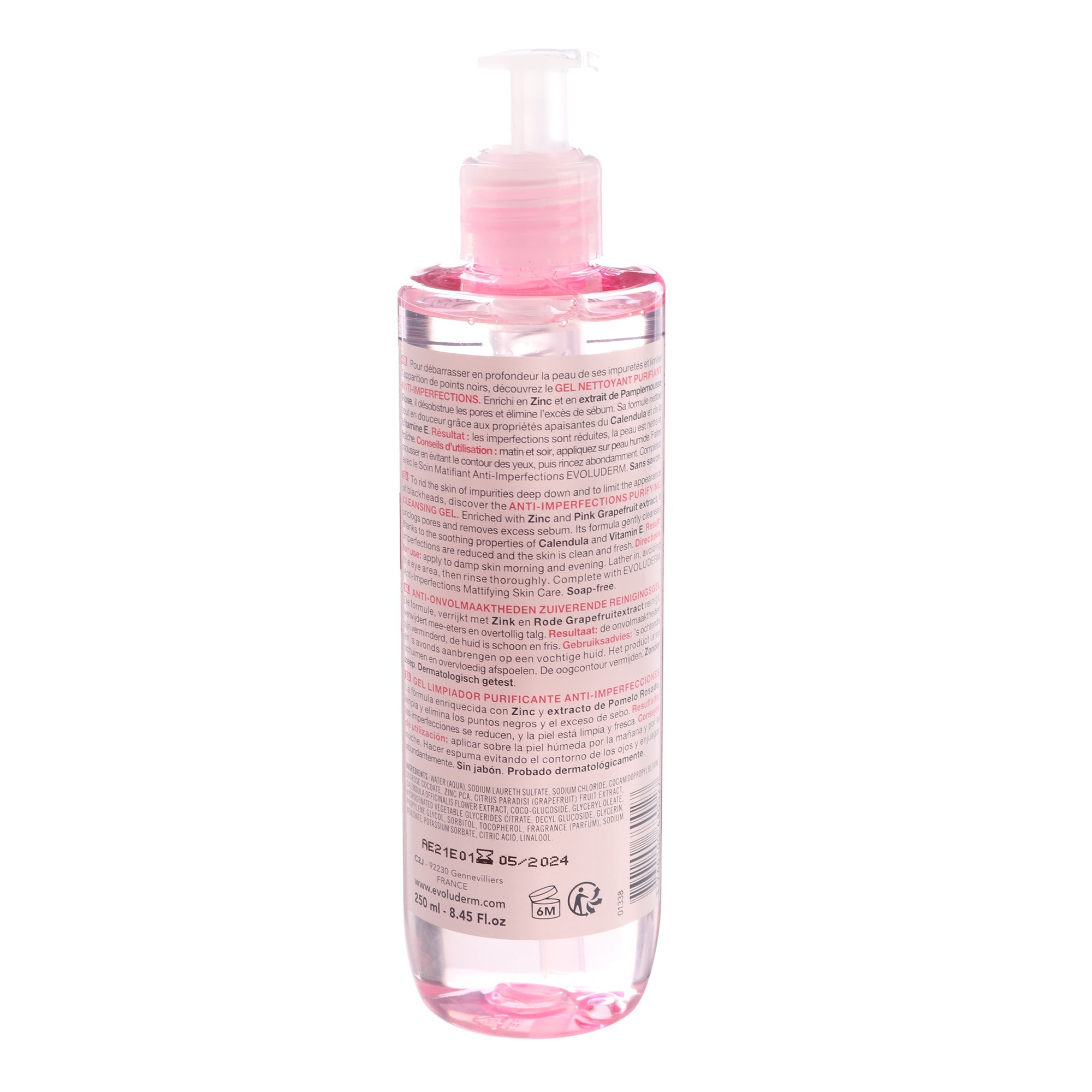 Gel nettoyant purifiant anti-imperfections