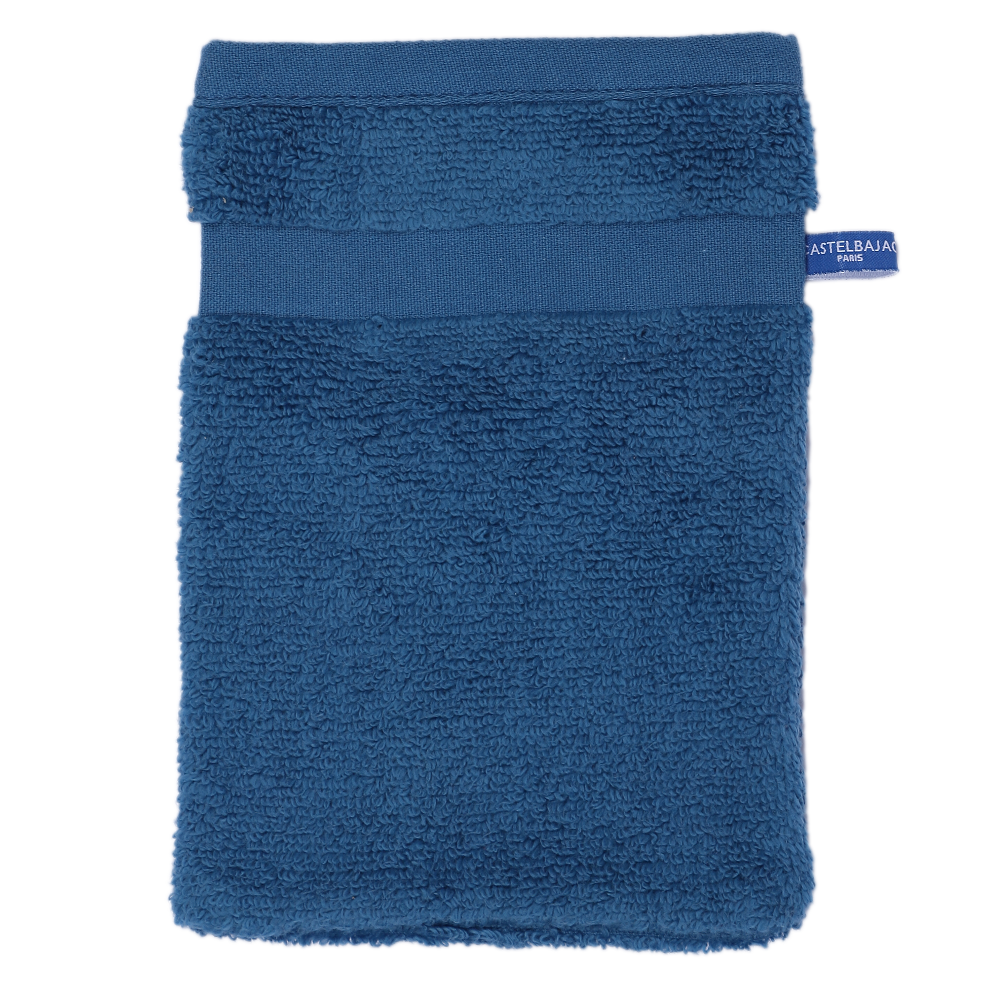 1 serviette de toilette 50x100 + 1 gant bleu