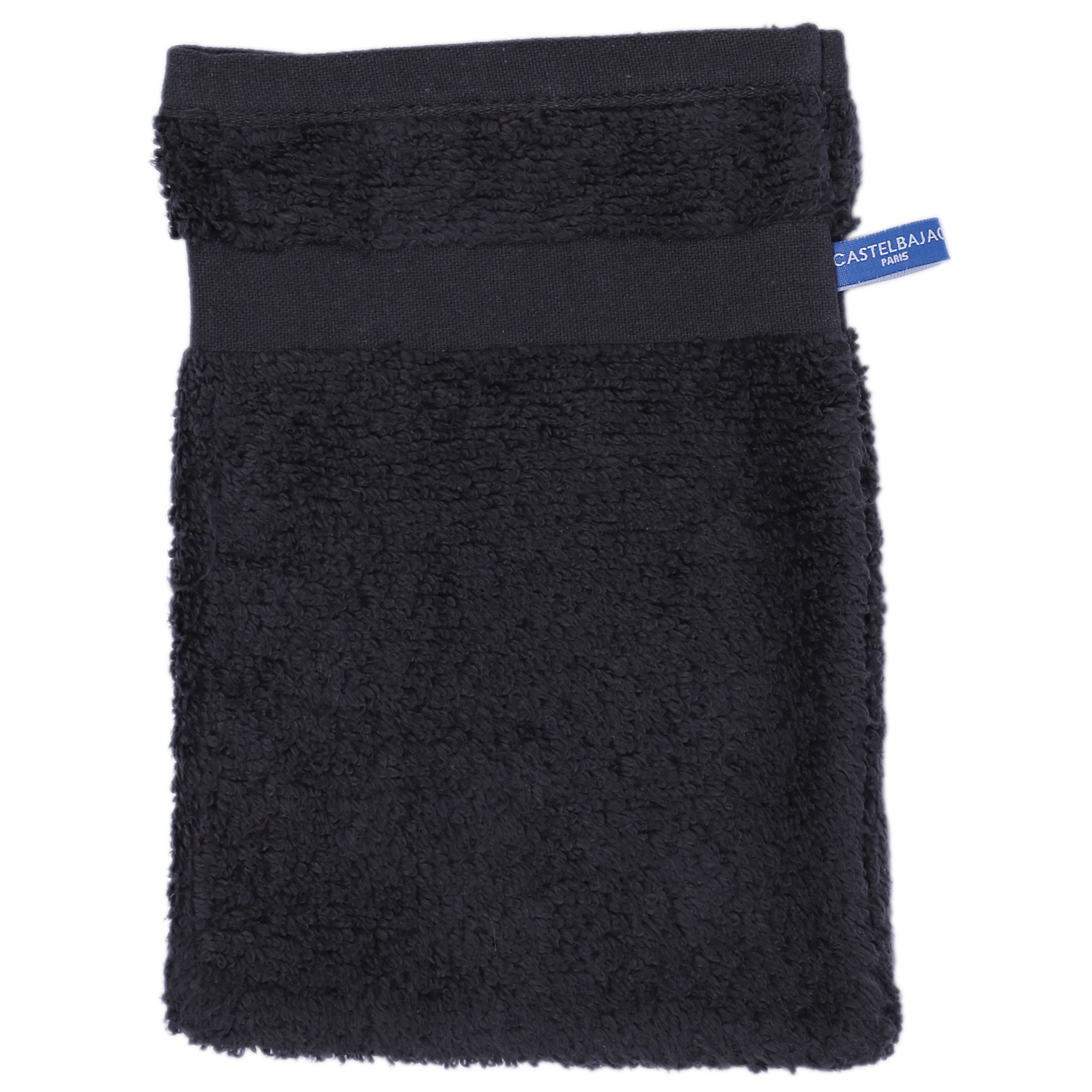 1 serviette de toilette 50x100 + 1 gant noir