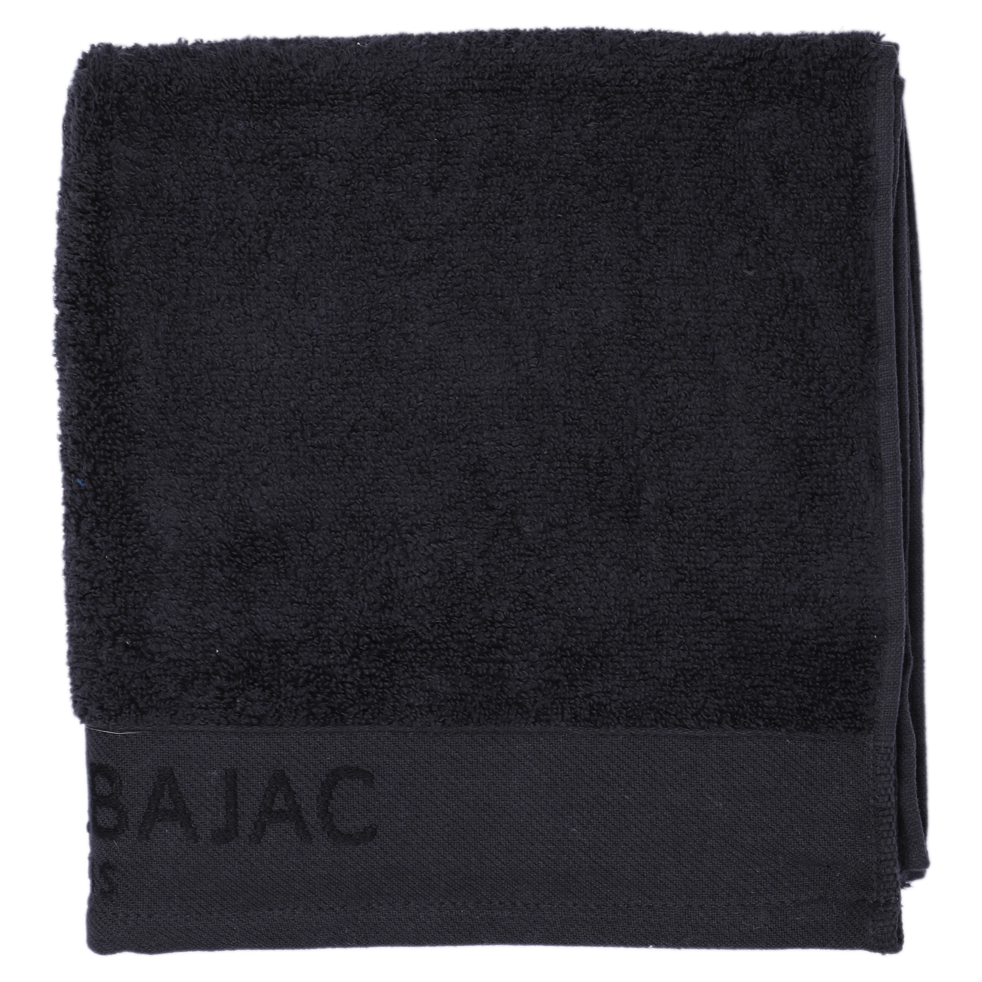 1 serviette de toilette 50x100 + 1 gant noir
