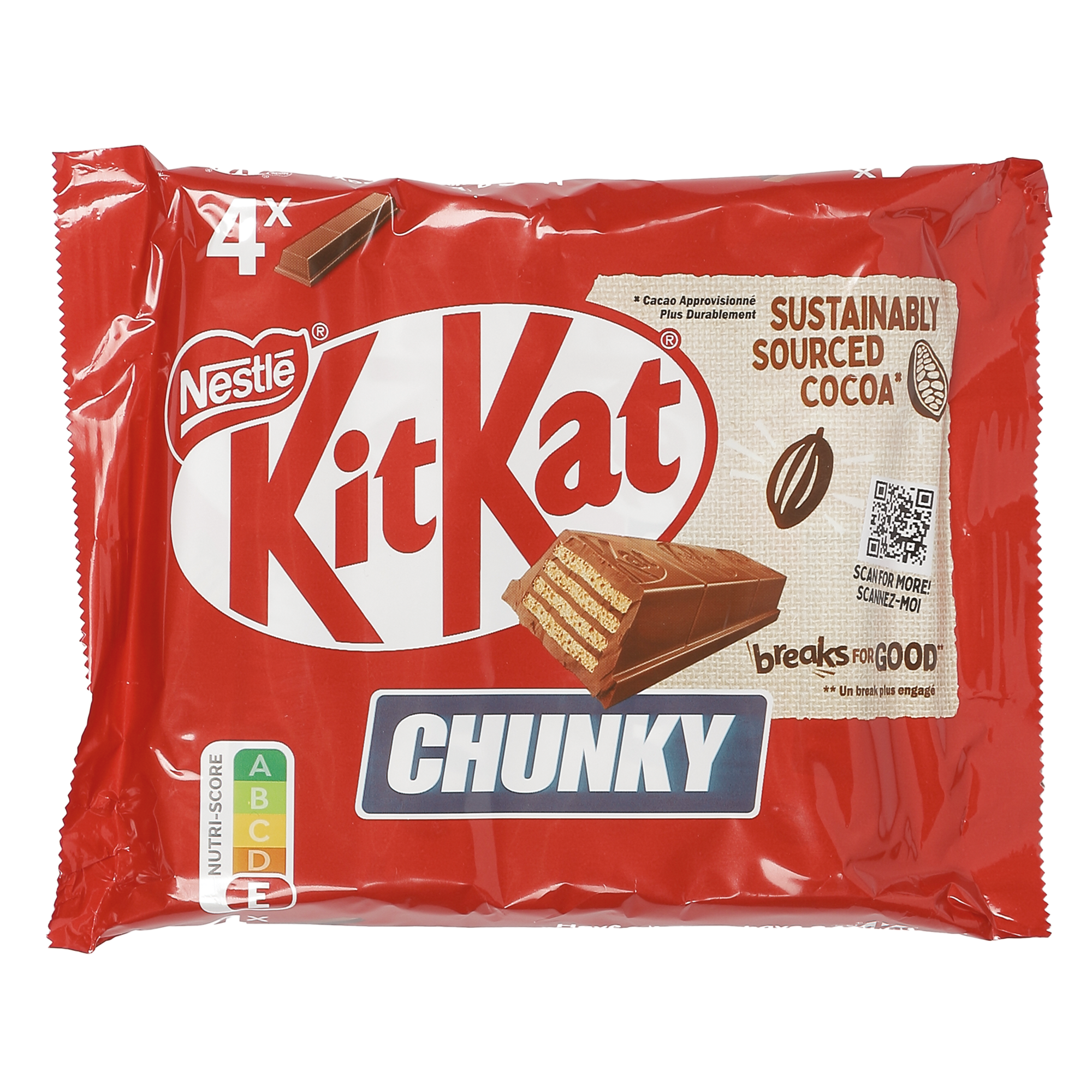 4 barres Kitkat Chunky