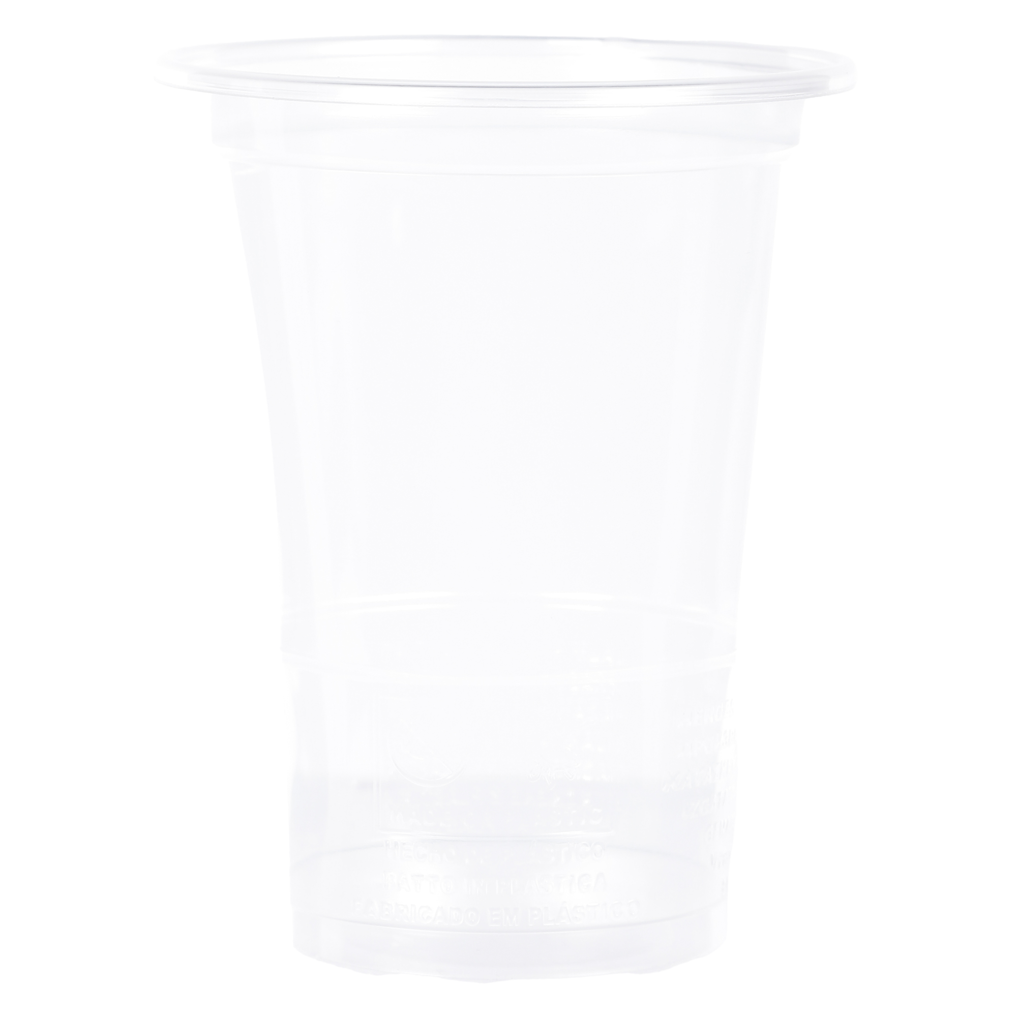 50 gobelets à bière plastique transparent