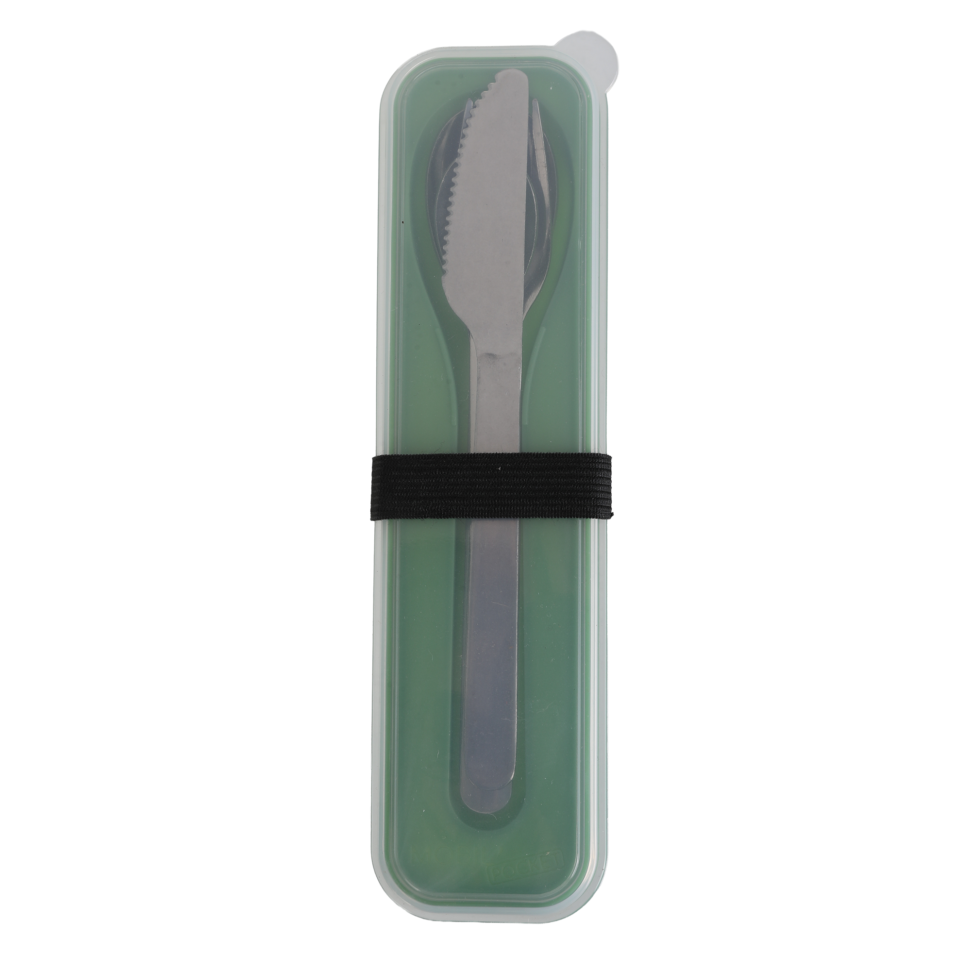 4 COUVERTS NOMADES INOX AVEC ETUI
