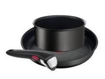 Ensemble sauteuse + casserole poignée amovible