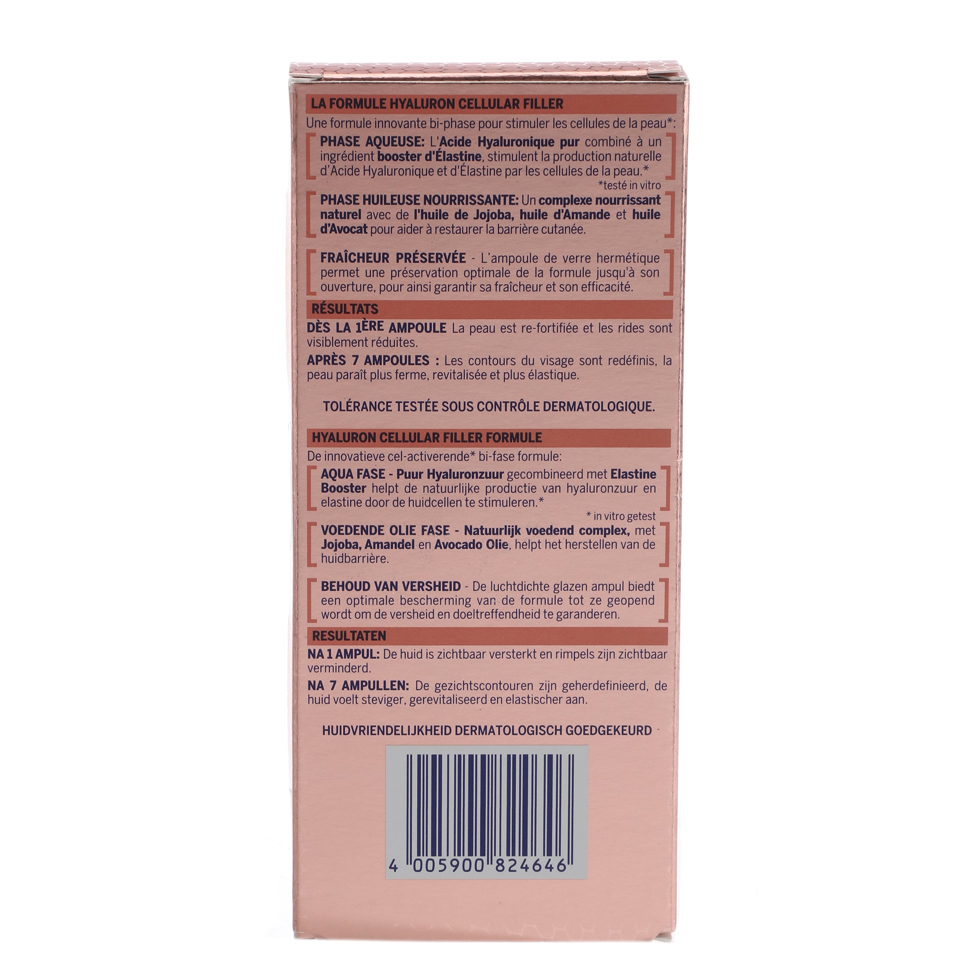 7 ampoules anti-rides acide hyaluronique