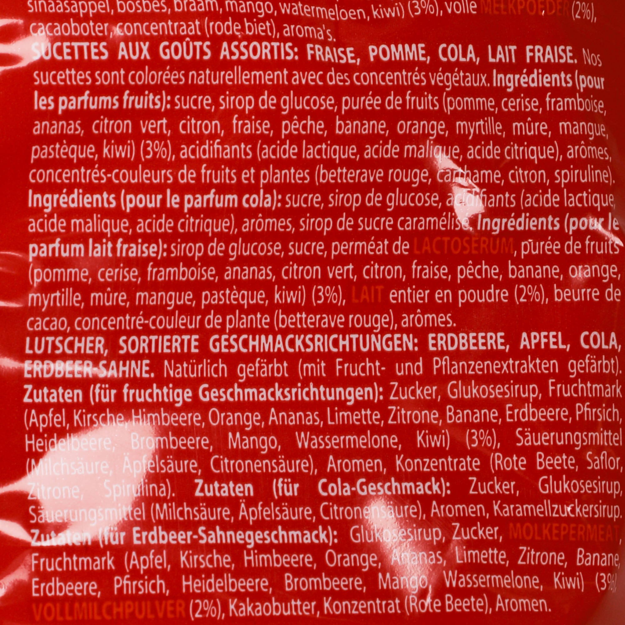 Sachet de 10 sucettes Best of