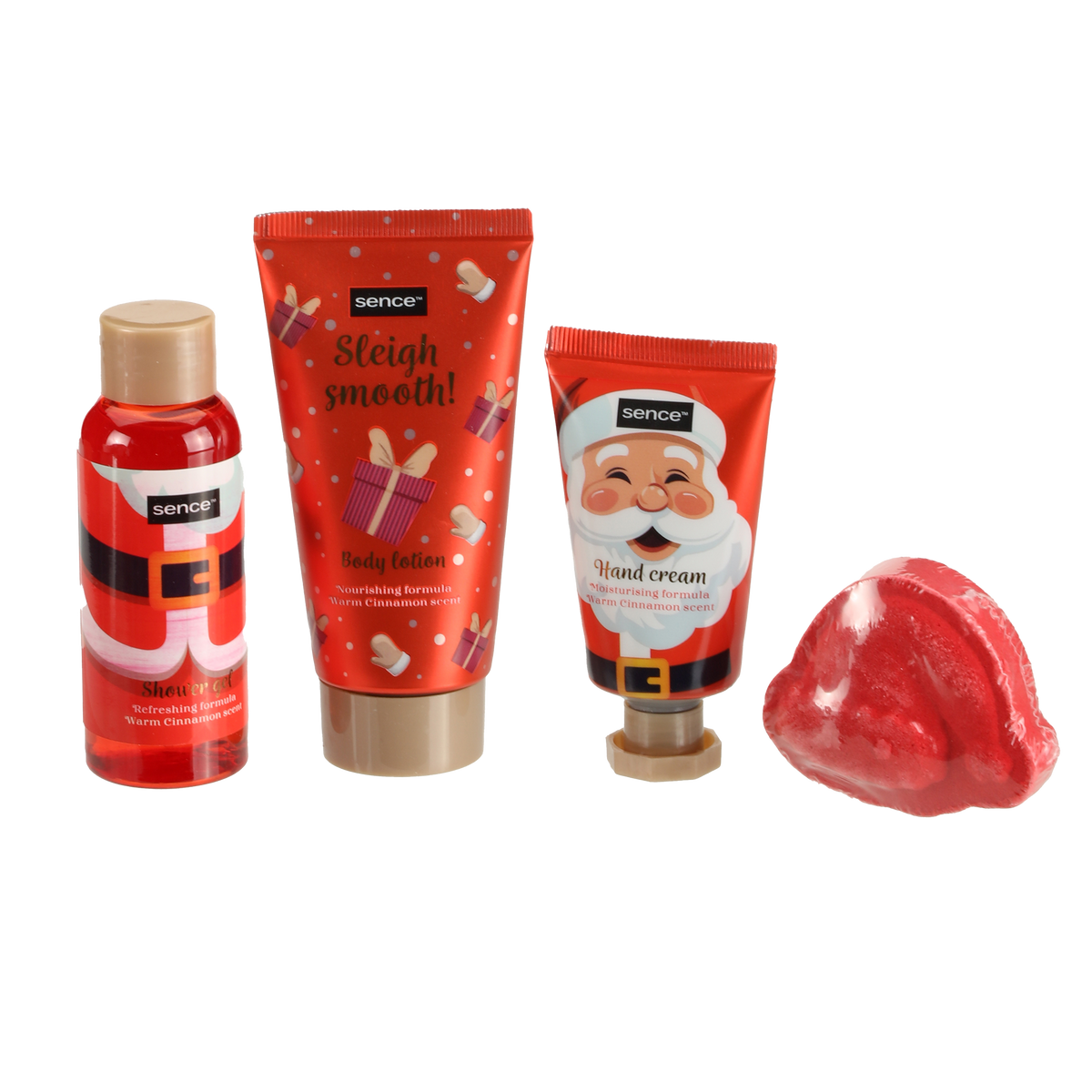 Coffret Christmas soin du corps  - Rouge