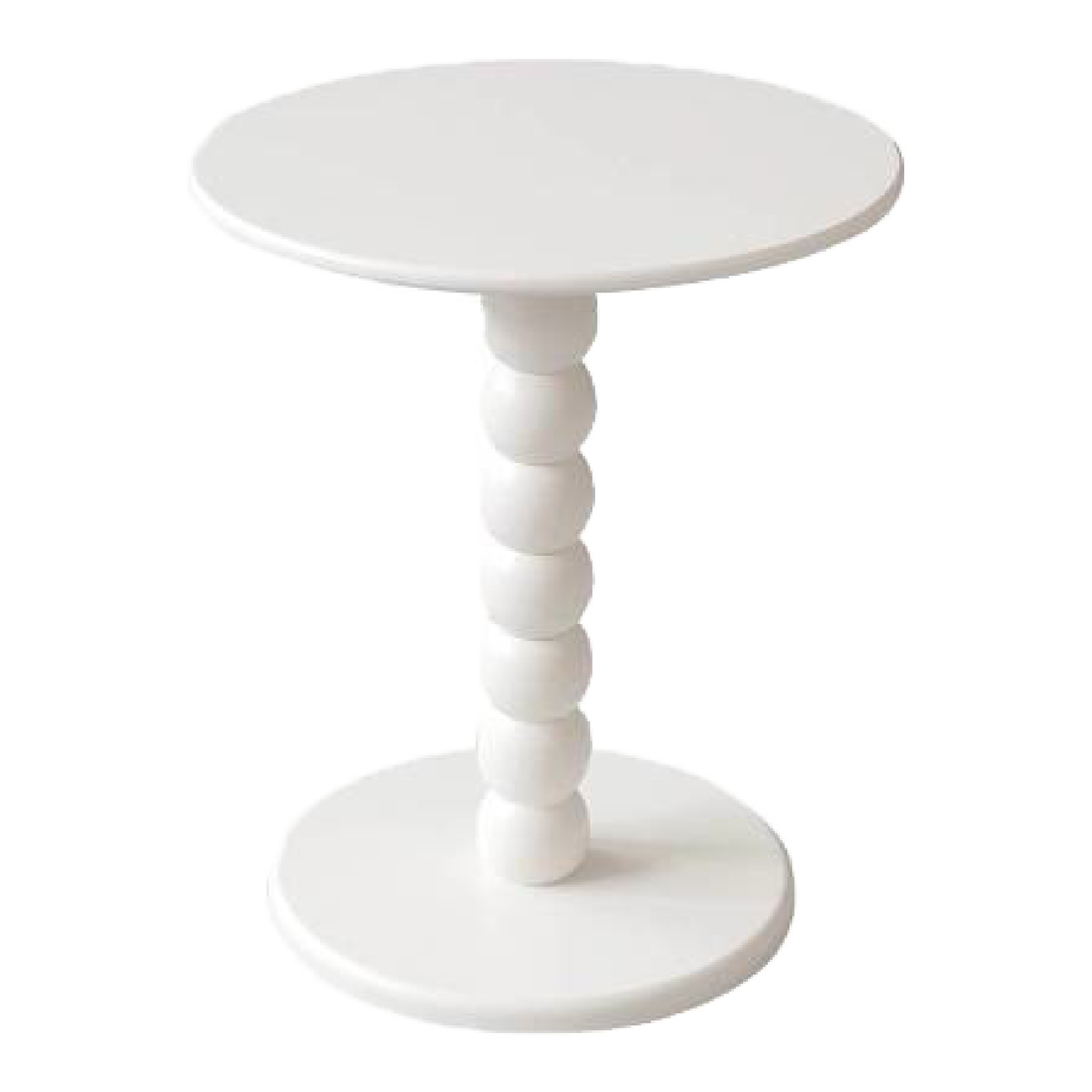 Table d'appoint Chamlo blanche