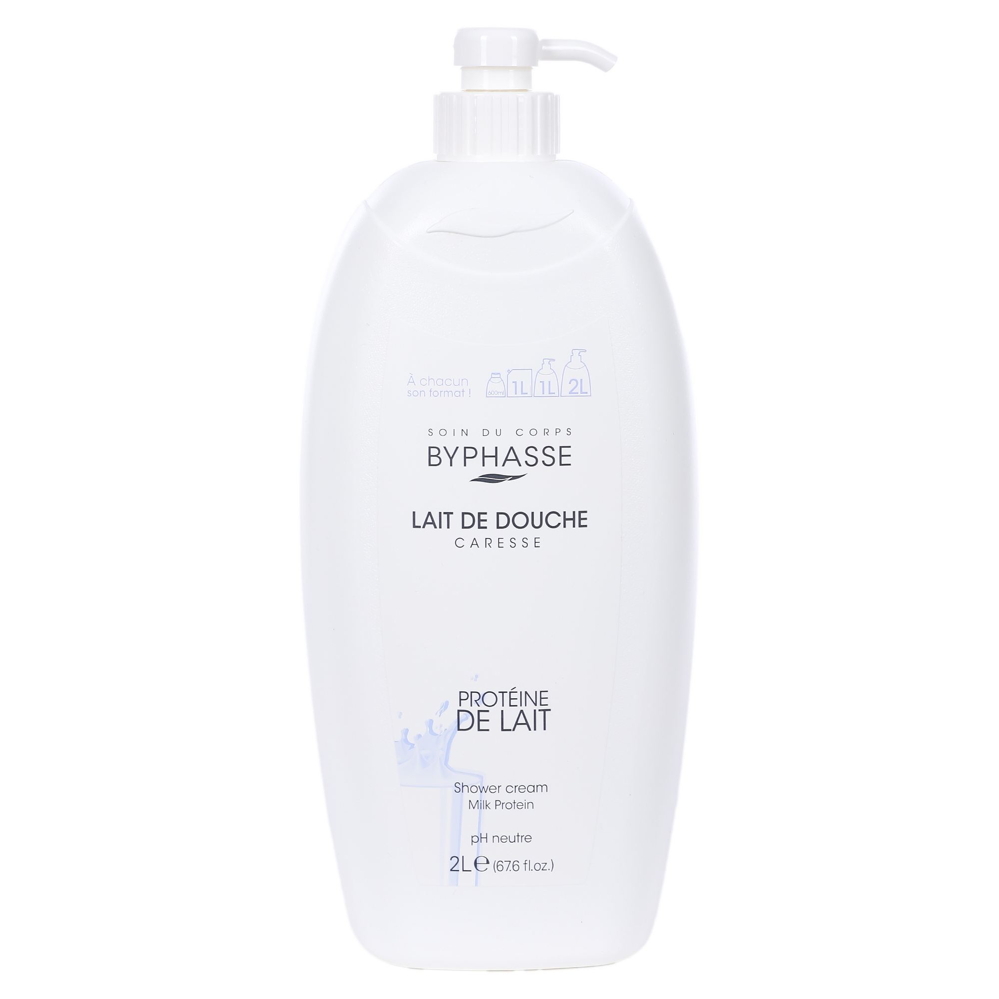 Lait de douche caresse protéine de lait