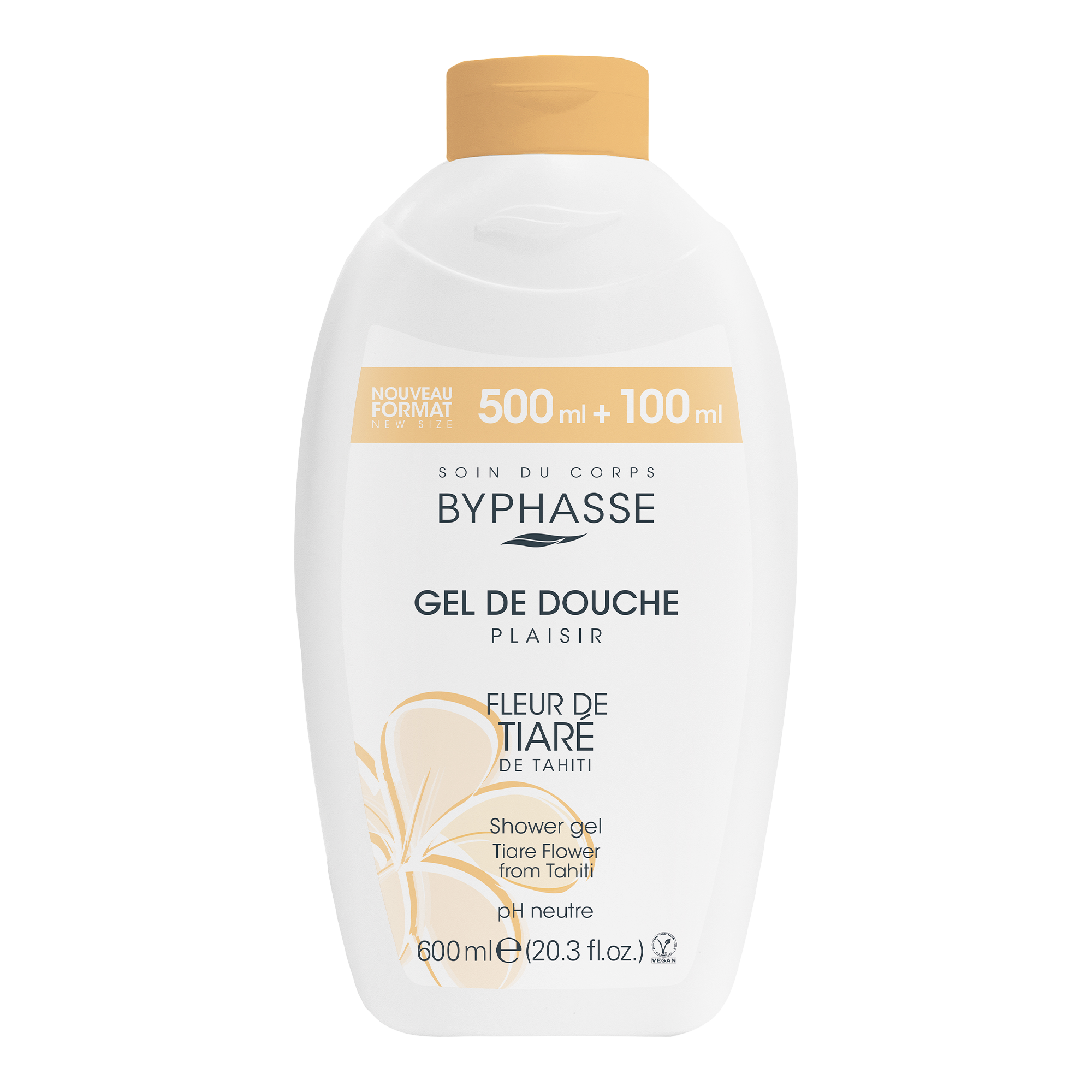 Gel douche plaisir fleur de tiaré
