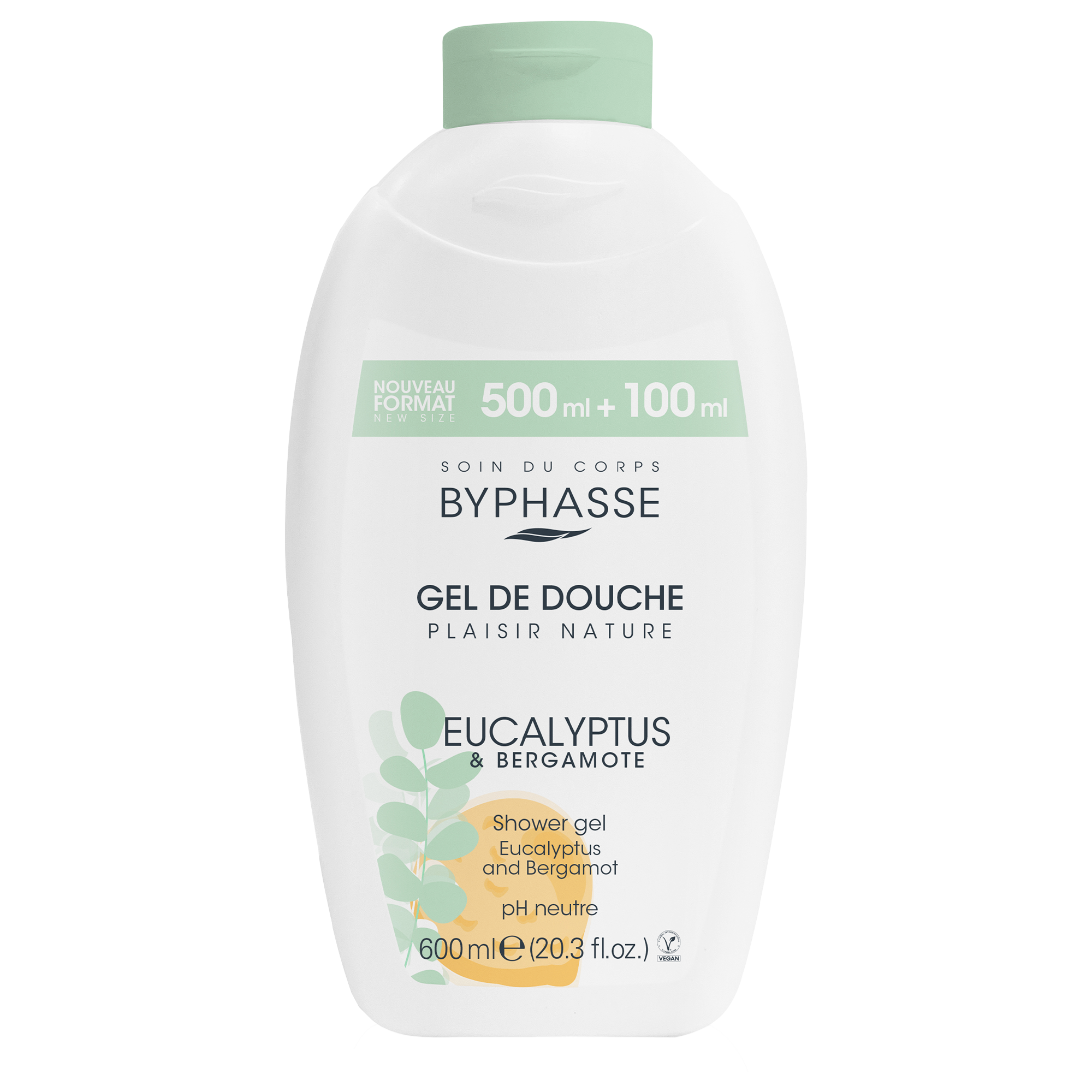 Gel douche eucalyptus et bergamote