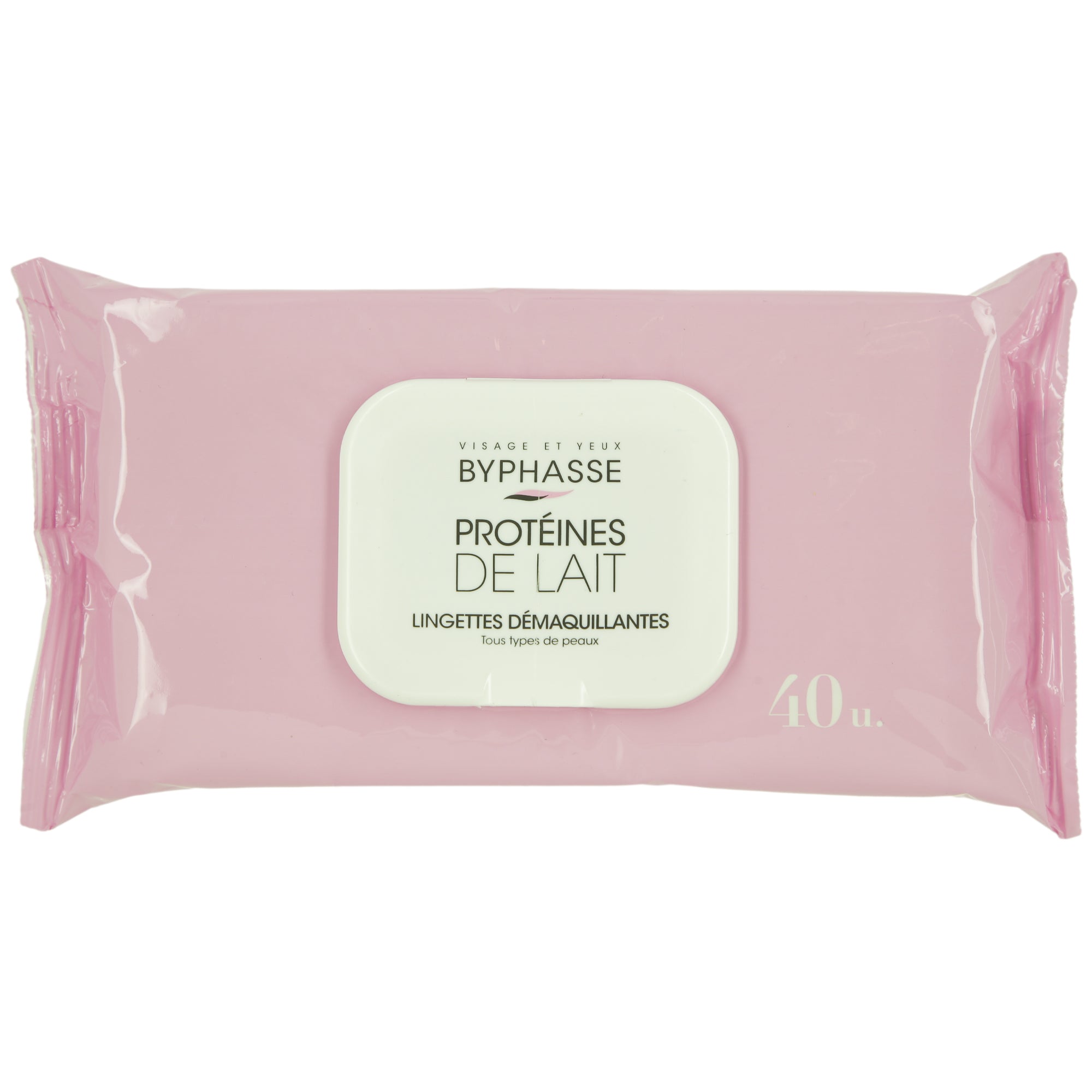 Lingettes démaquillantes protéine de lait