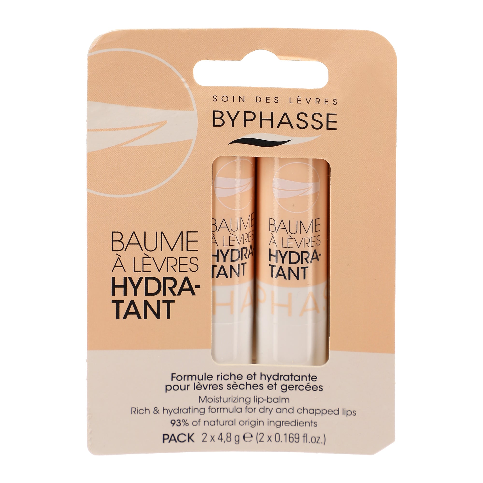 Lot de 2 baumes à lèvres hydratant