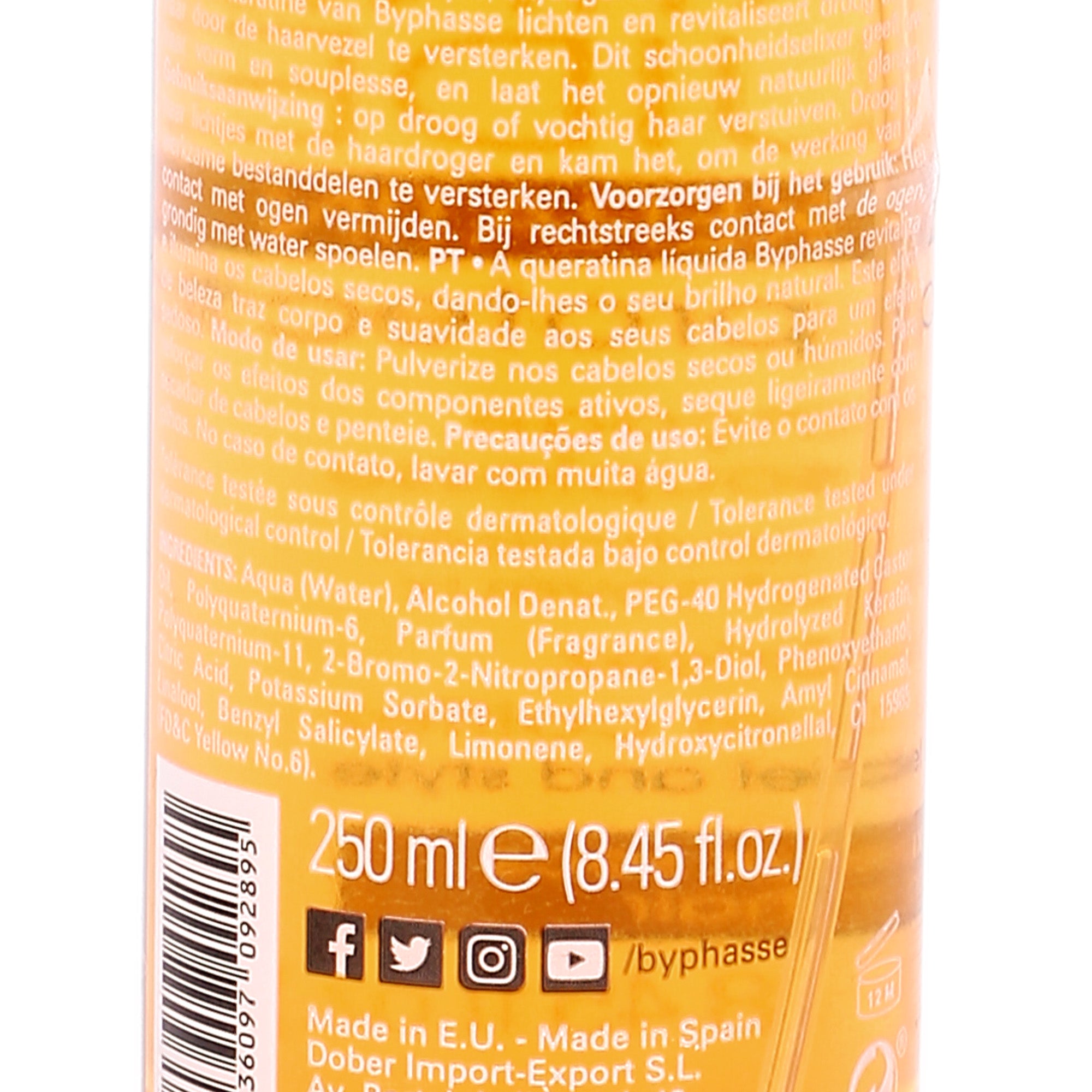 Kératine liquide activ protect pour cheveux secs