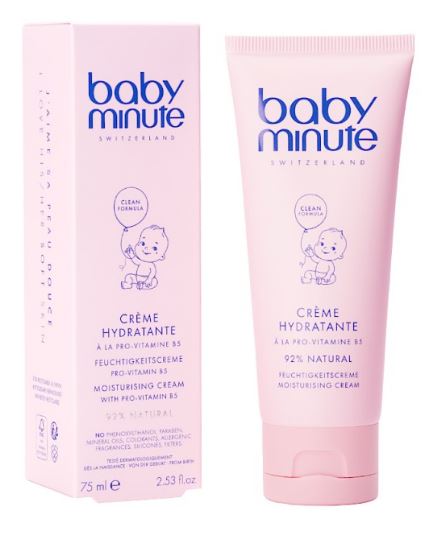 Crème hydratante visage baby minute