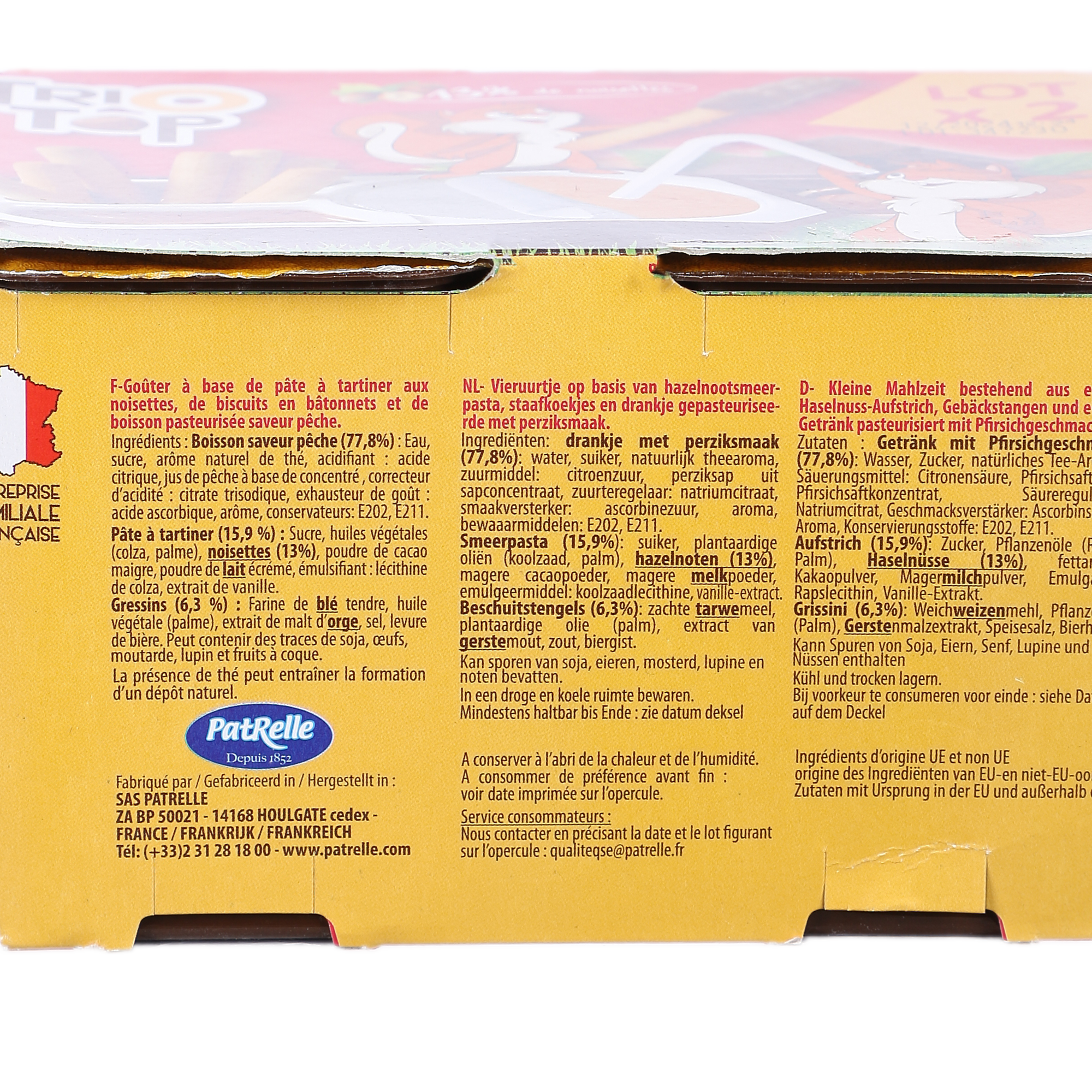 Gouter biscuit chocolat et boisson