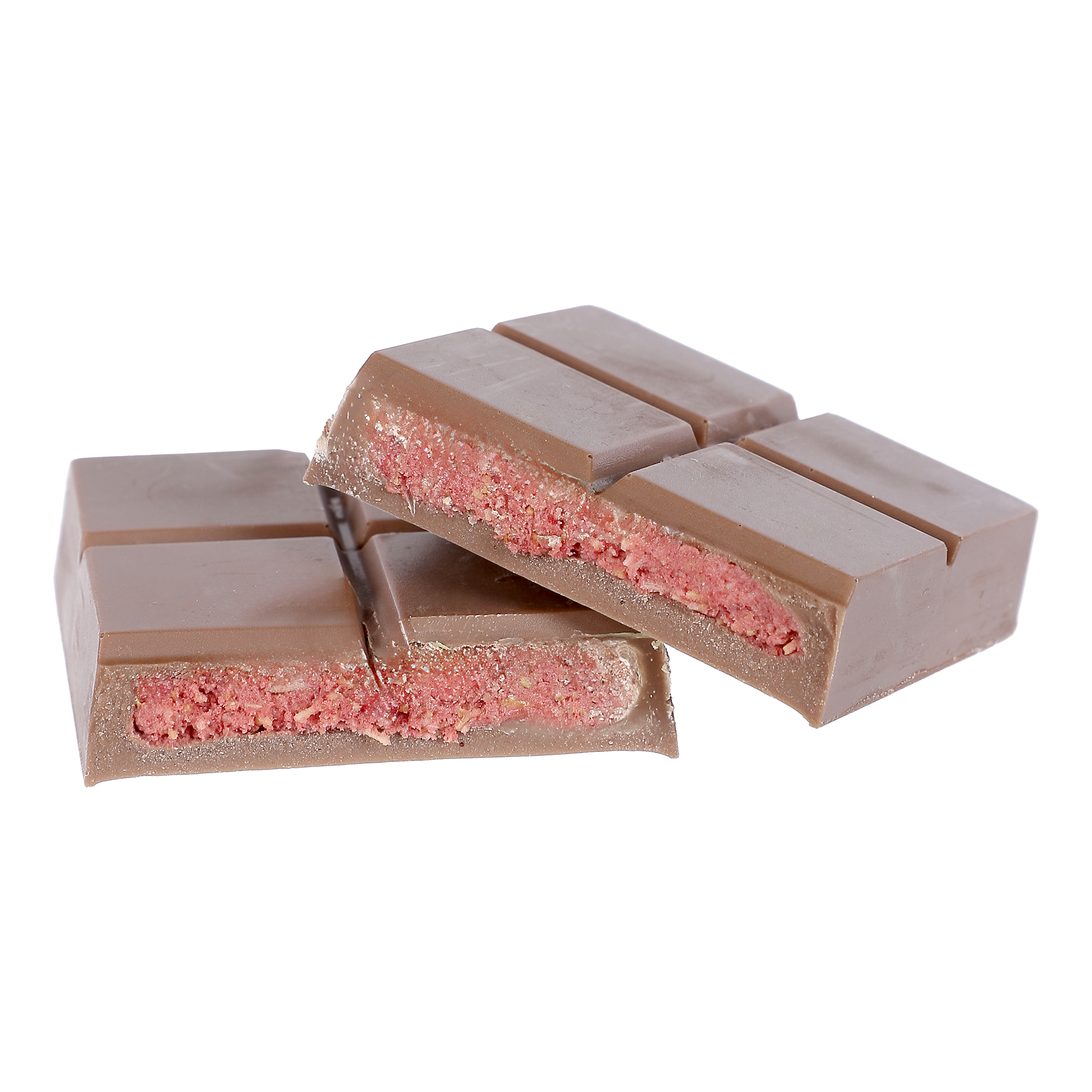 Tablette de chocolat de Dubaï fraise et kadaif