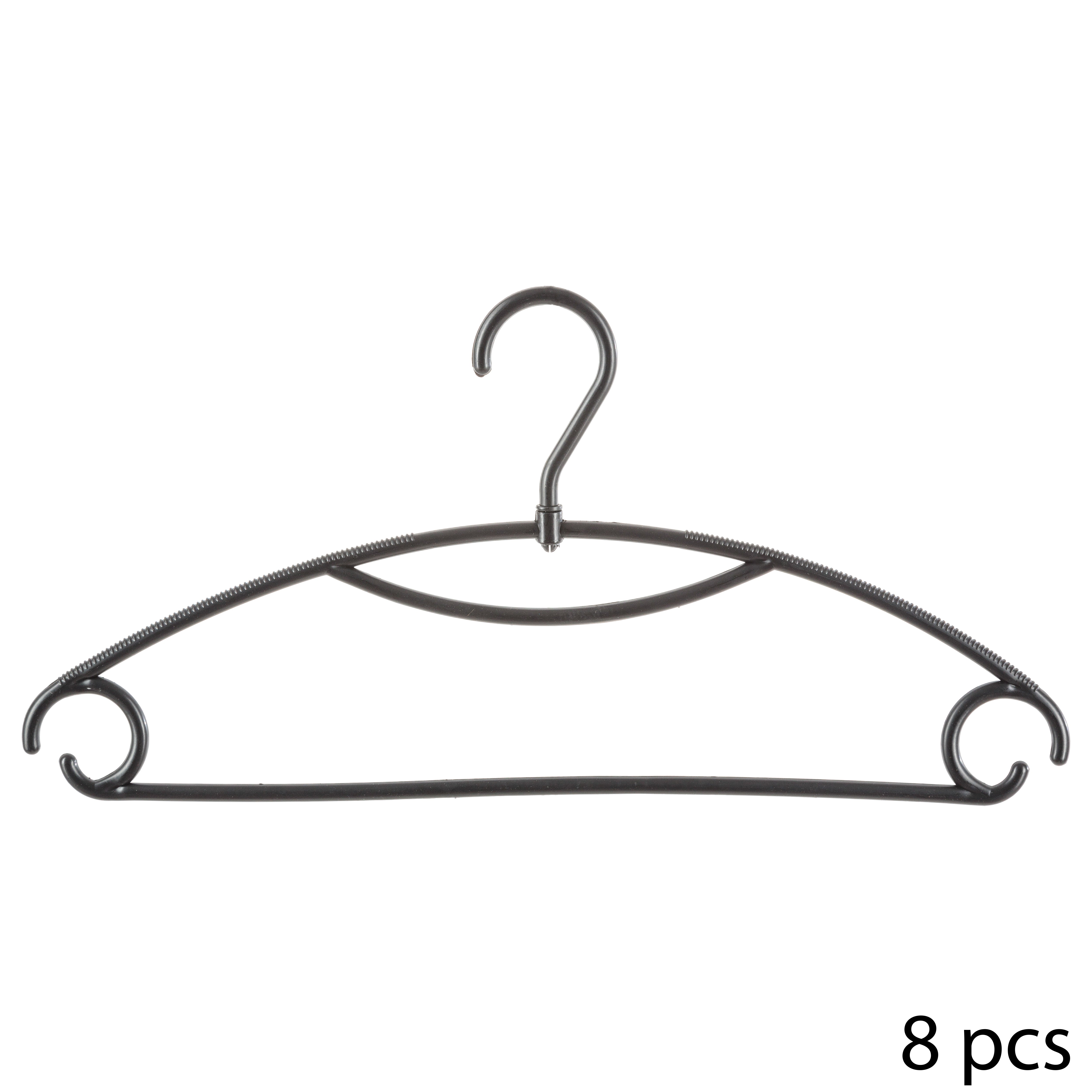 Lot de 8 cintres rotatifs en plastique