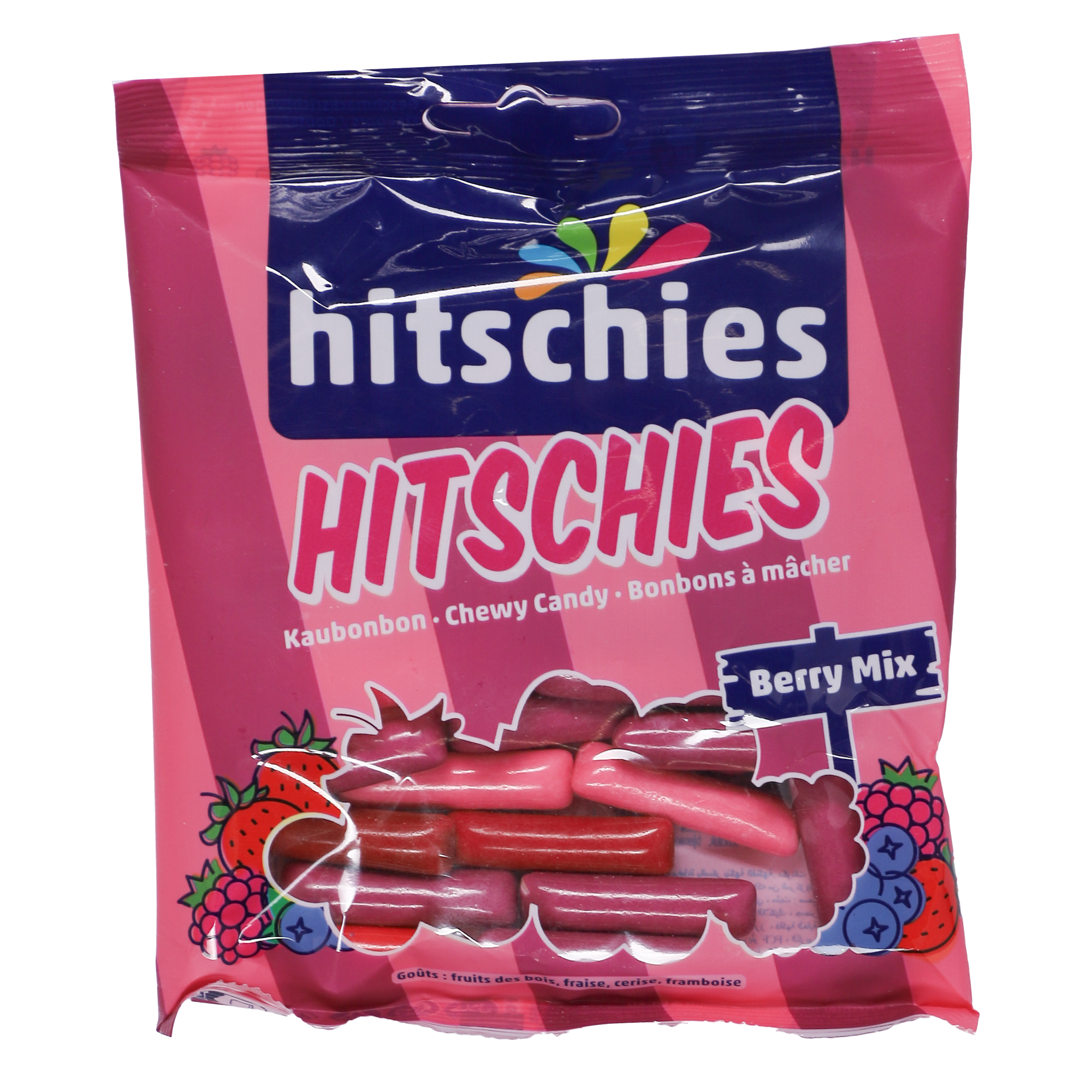 Sachet de bonbons à mâcher fruits rouges