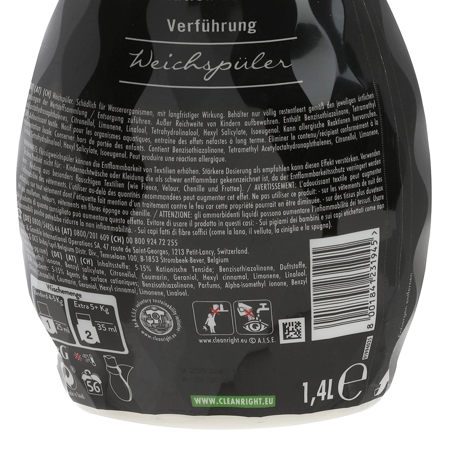 56 doses d'adoucissant parfum des secrets mystery