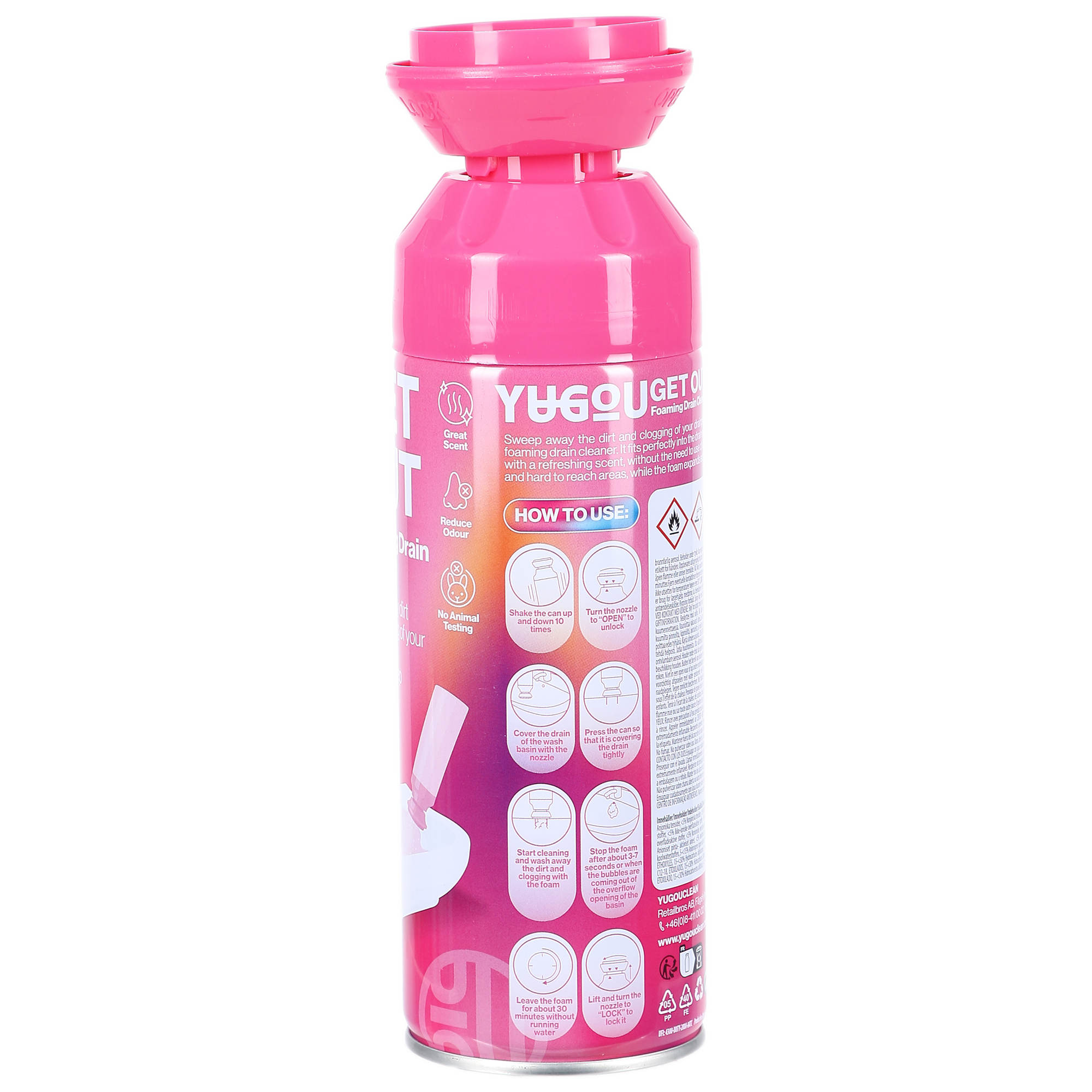 Mousse nettoyante canalisation