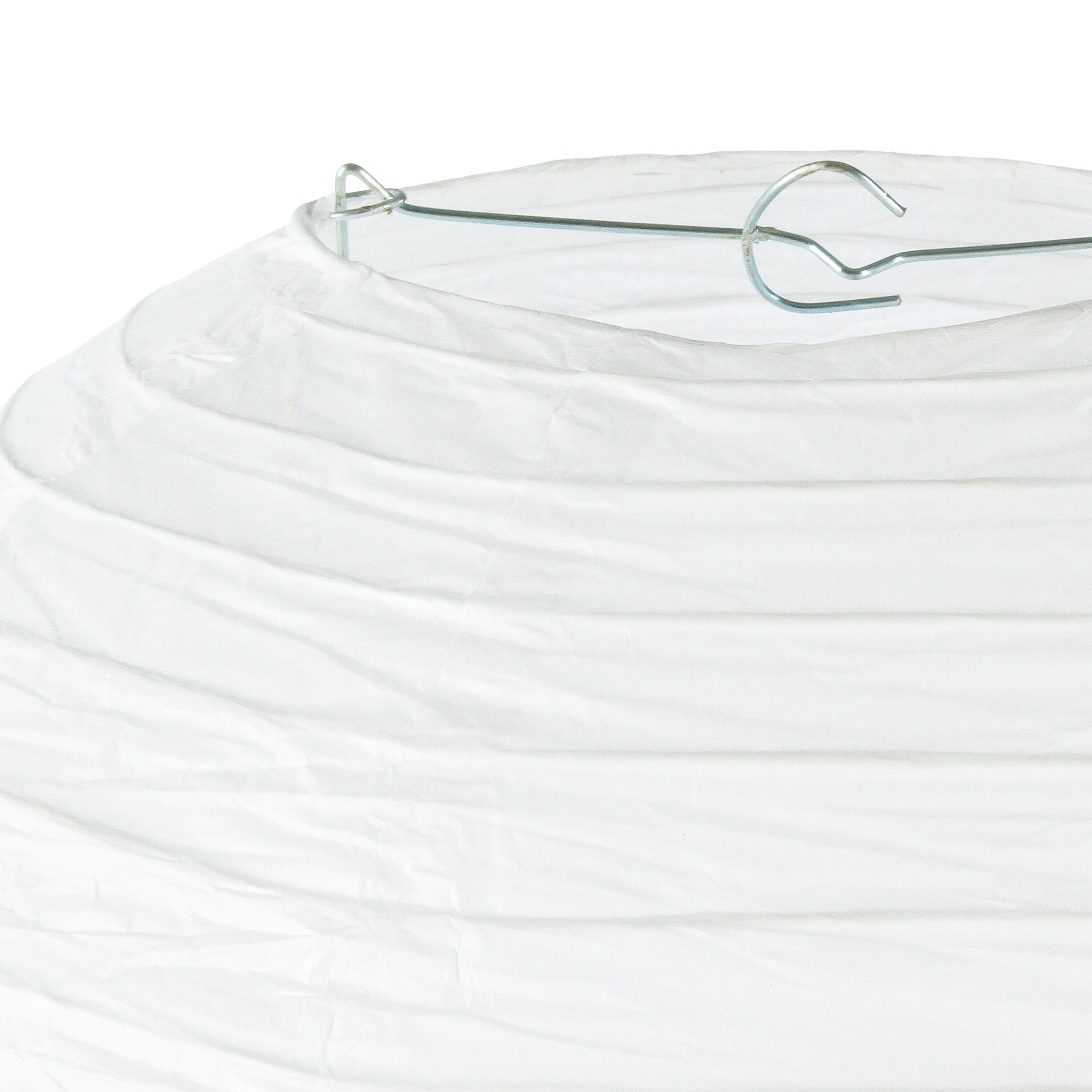 Lanterne boule papier blanc