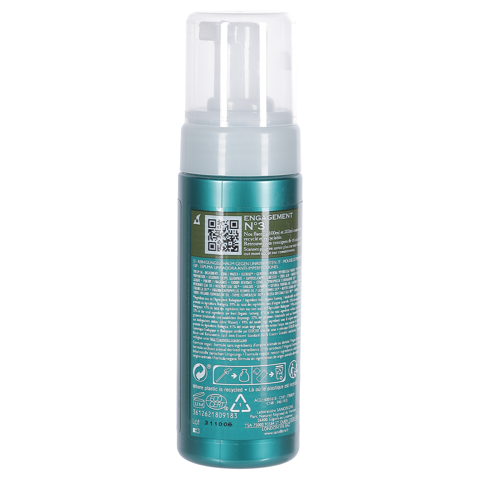 Mousse nettoyante purifiante magnifica