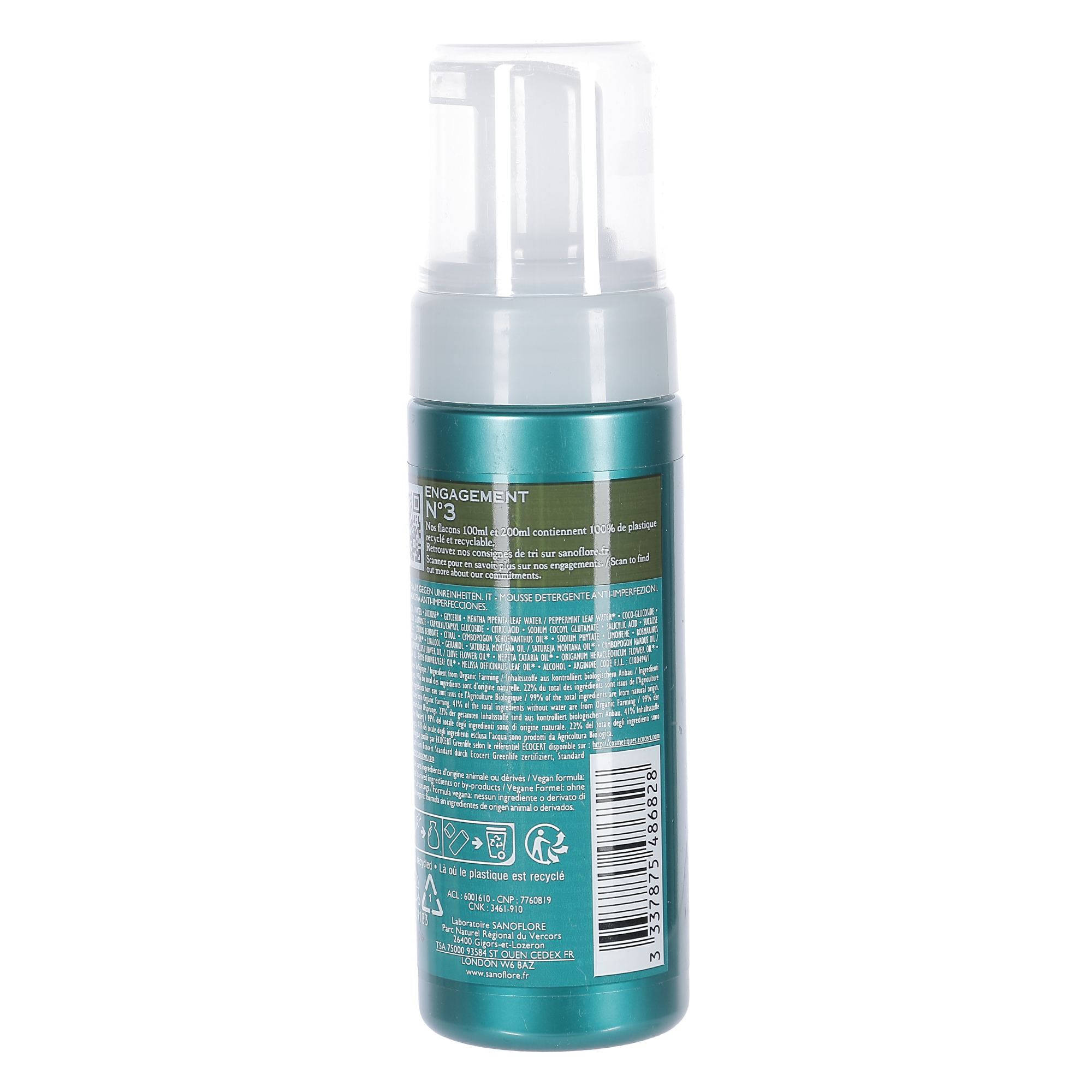 Mousse nettoyante purifiante magnifica