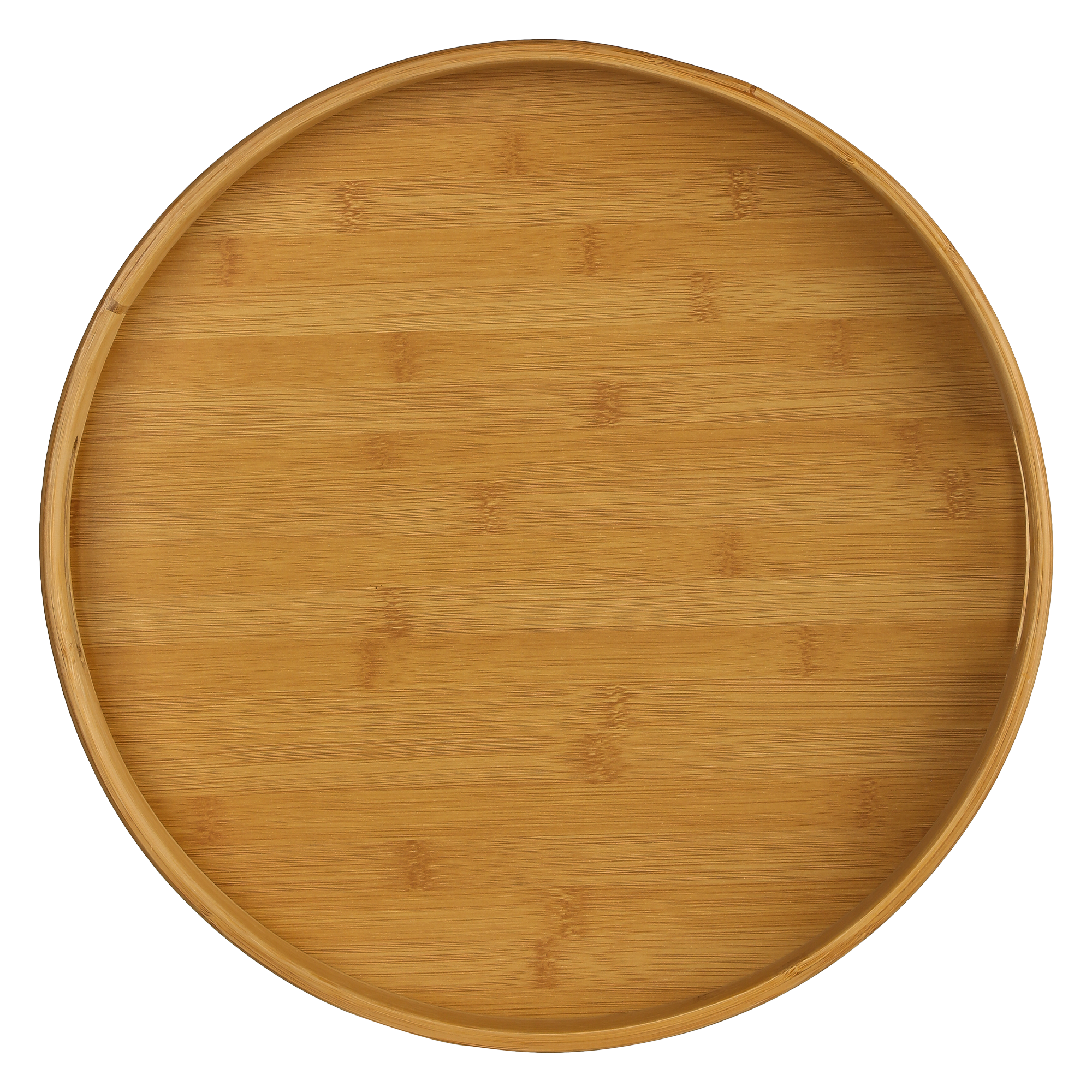 Plateau rond bambou