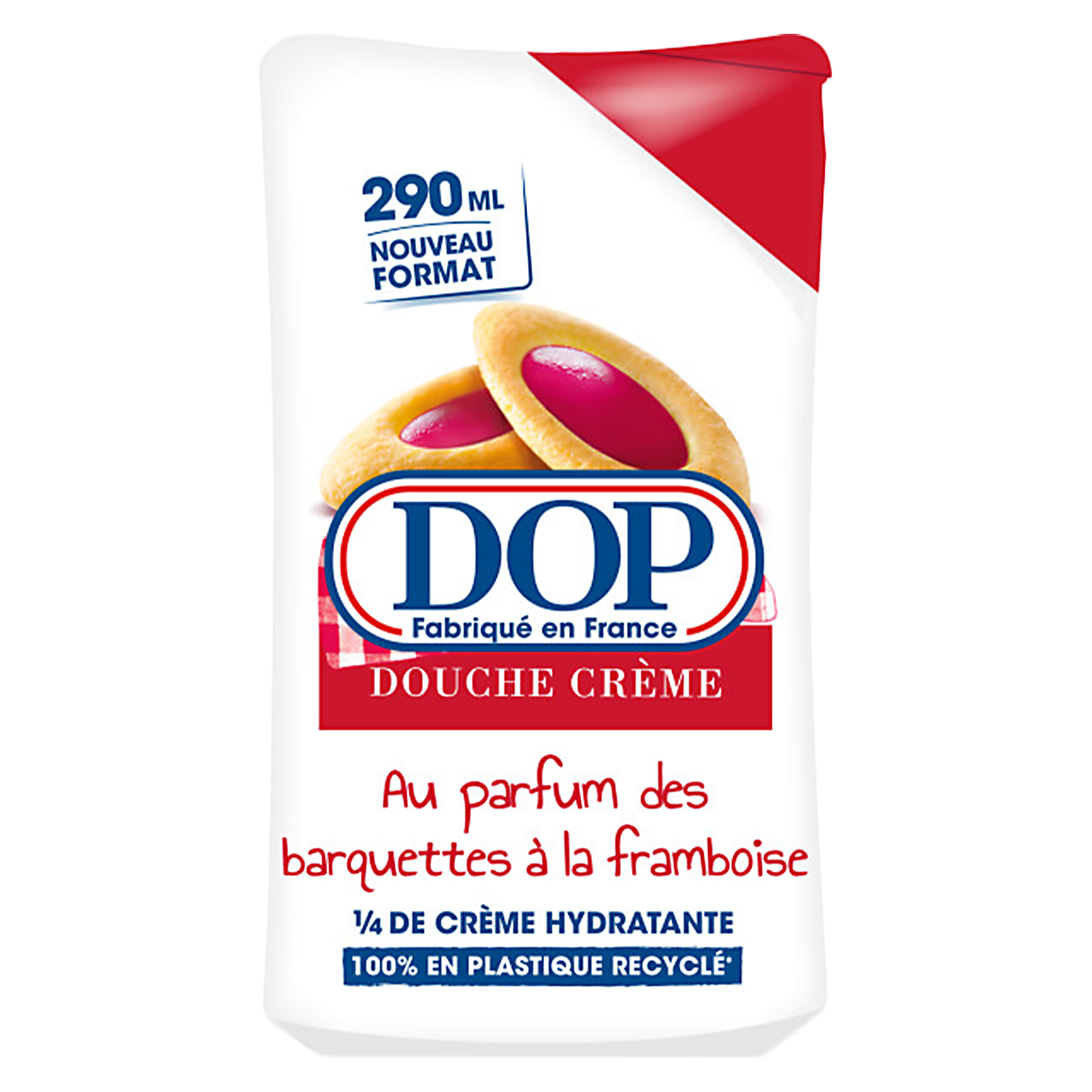 Gel douche crème douceur d'enfance barquette framboise