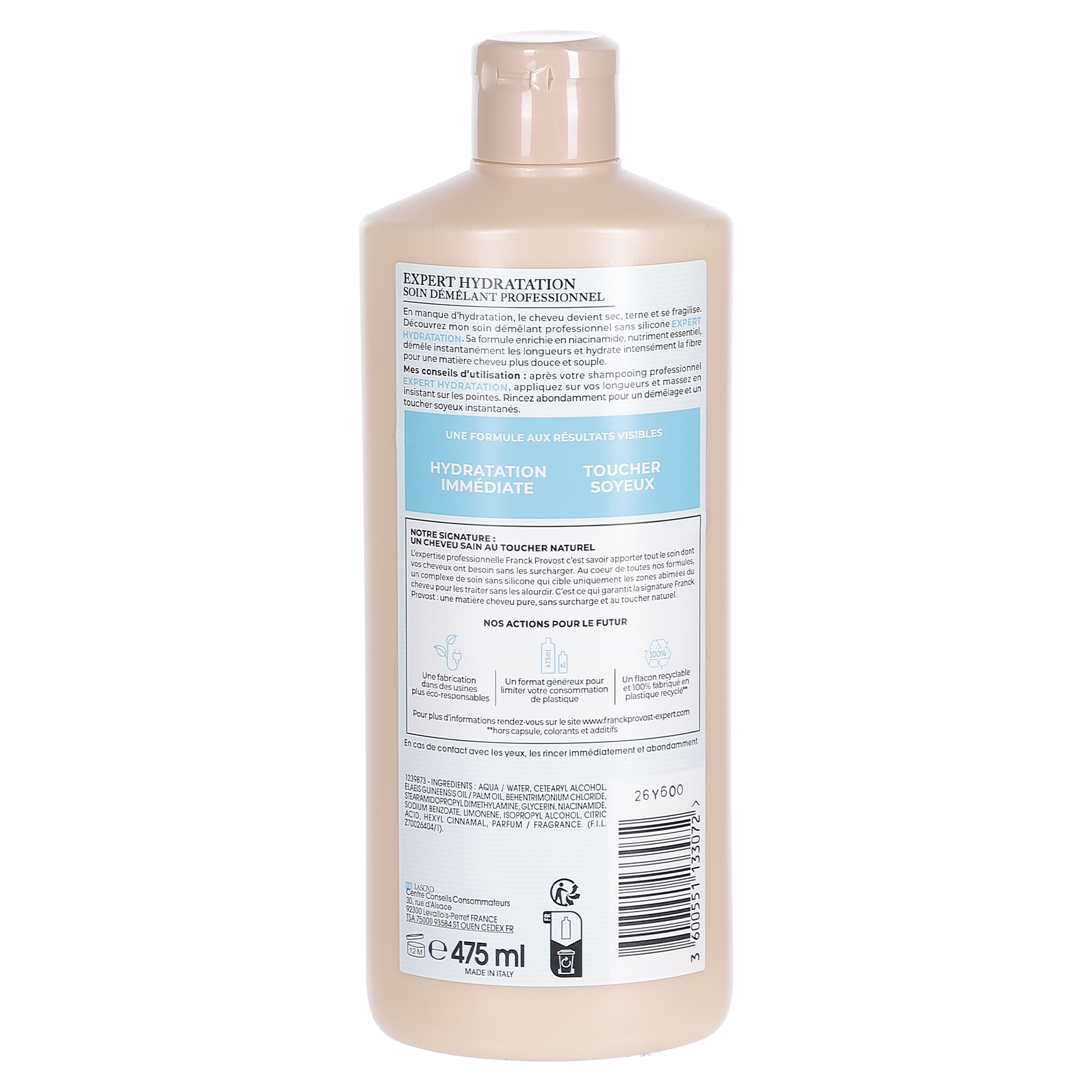 Après-shampoing hydratation